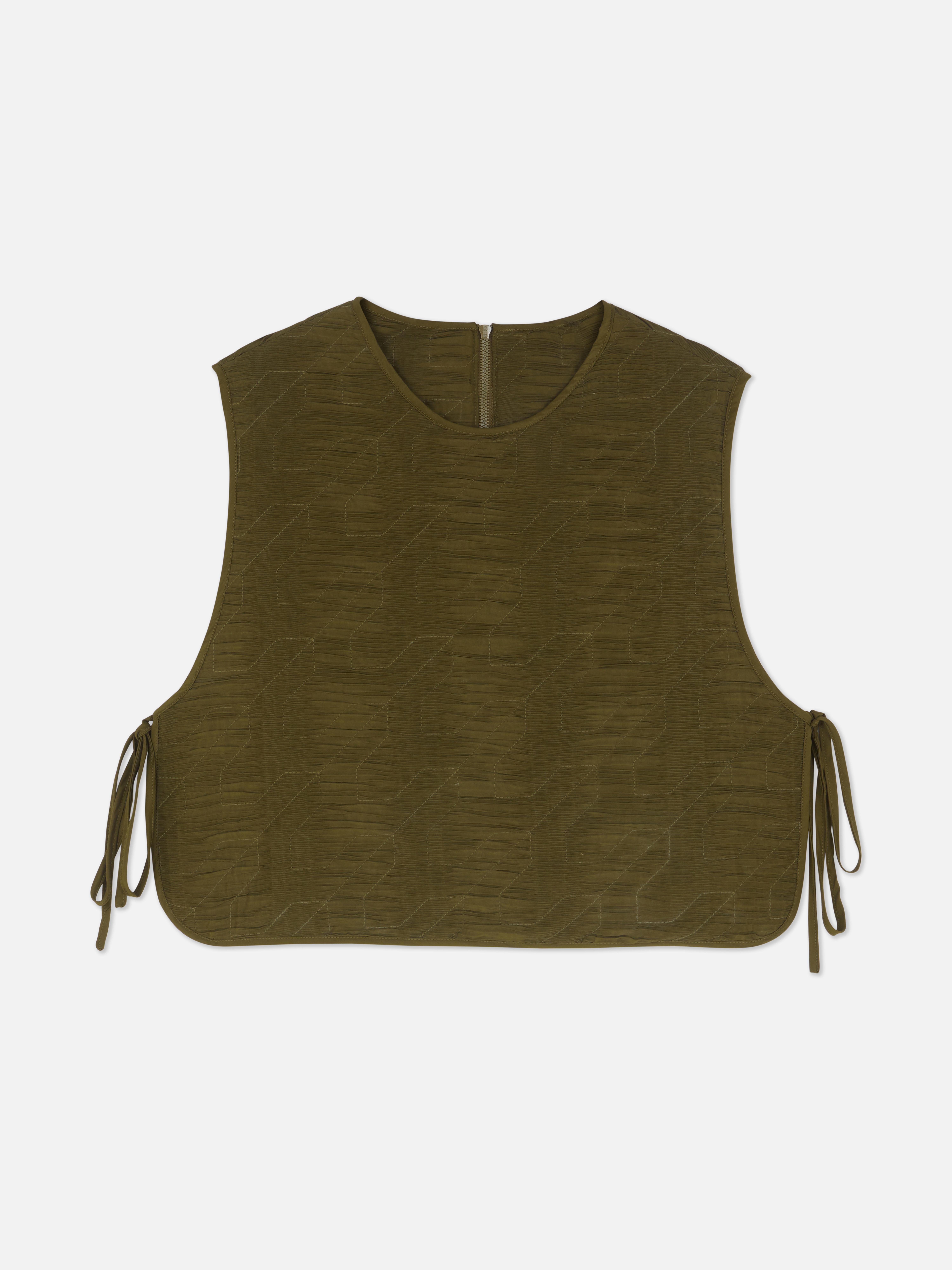 Plastron matelassé