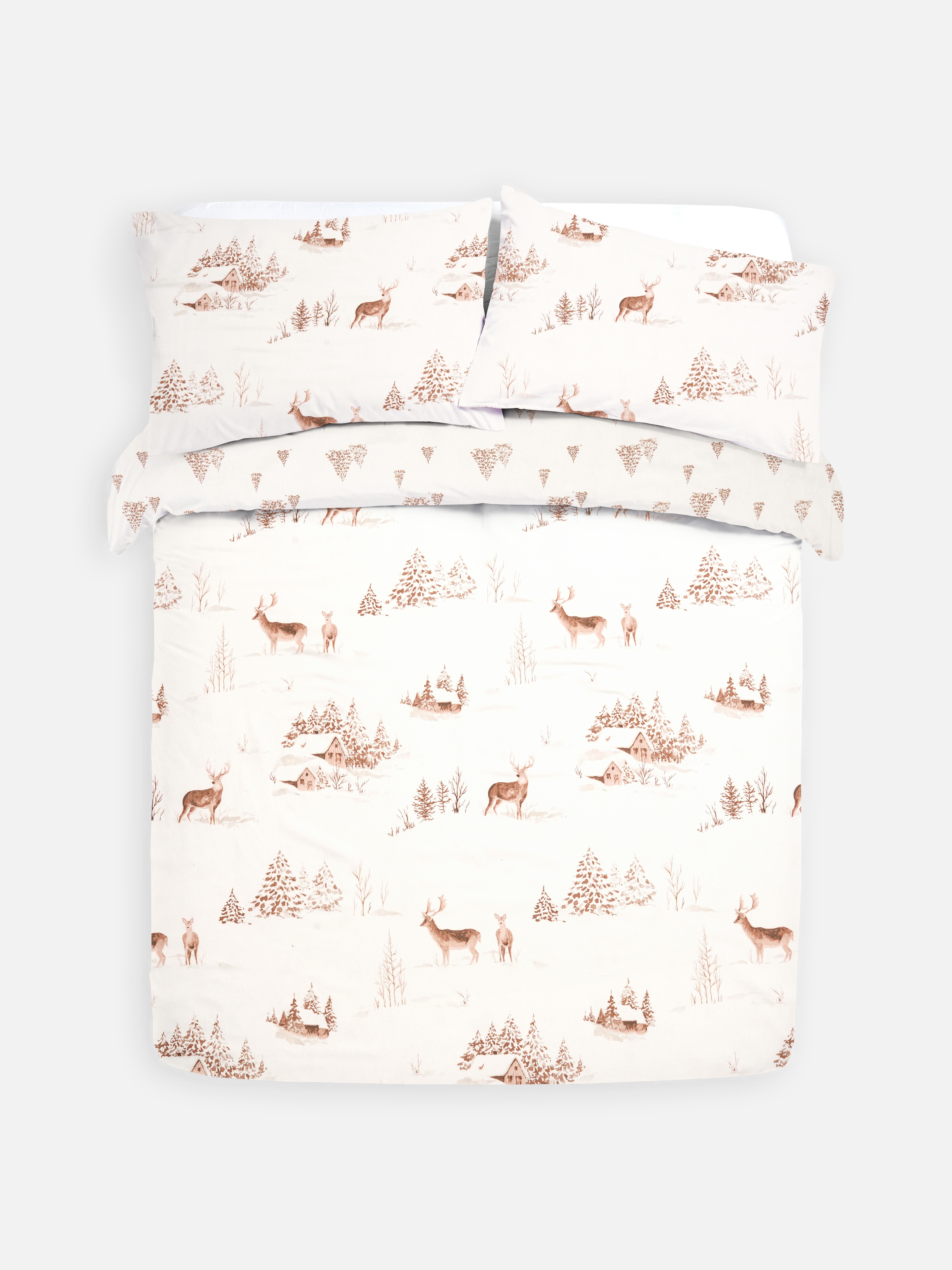 Woodland Scene Double Duvet Cover Set