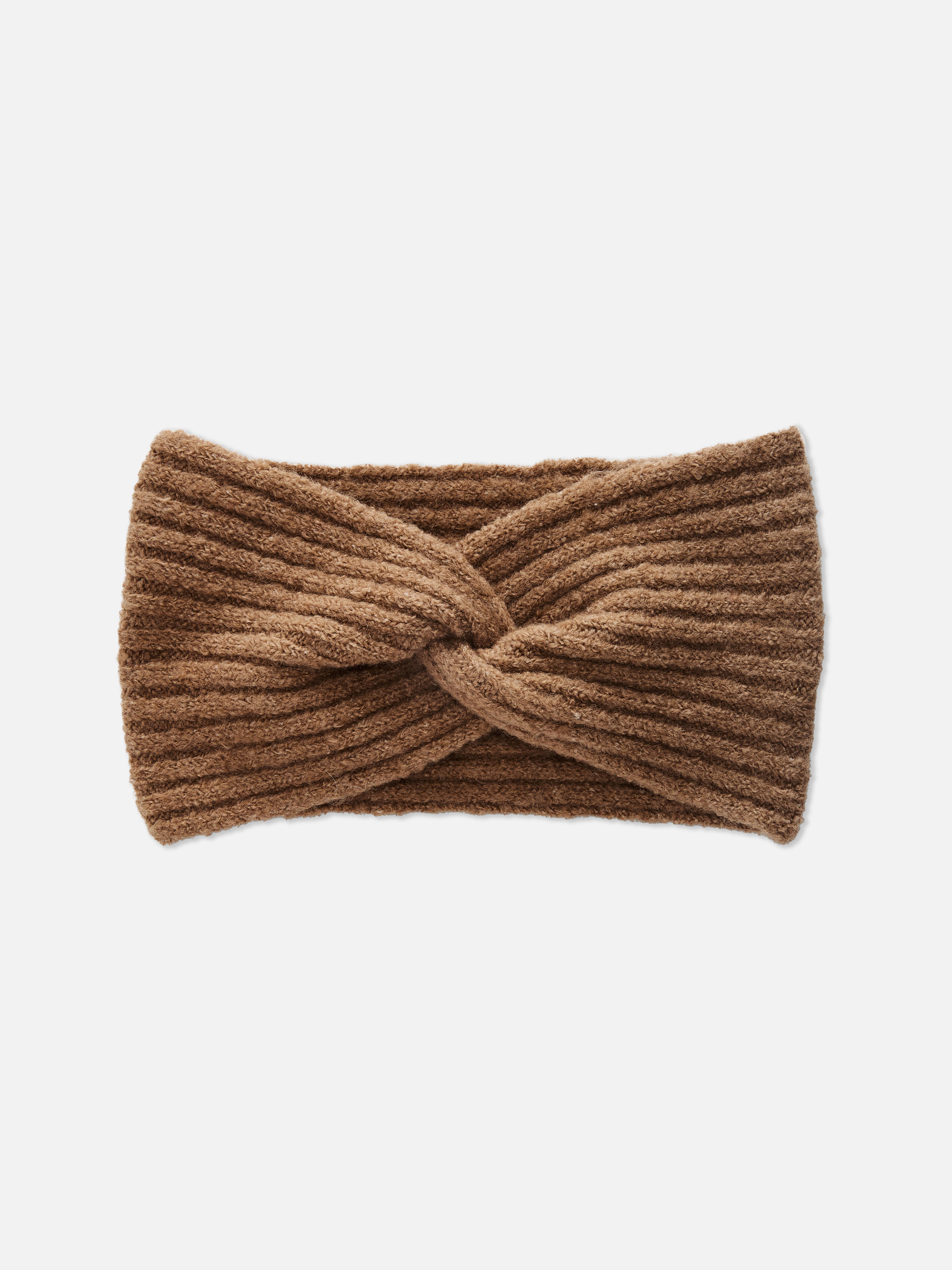 Bandeau en maille côtelée