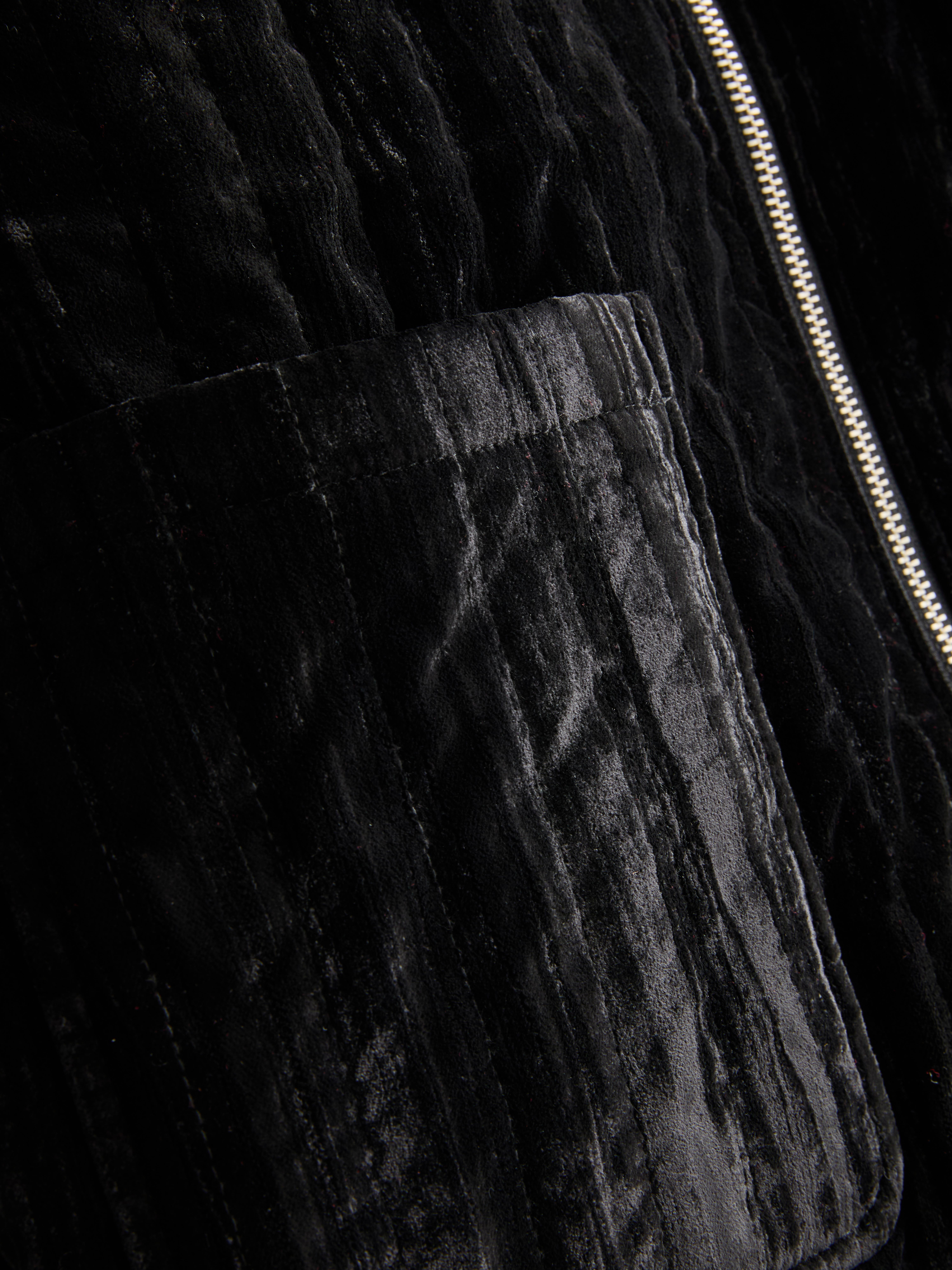 Velvet Bomber Jacket