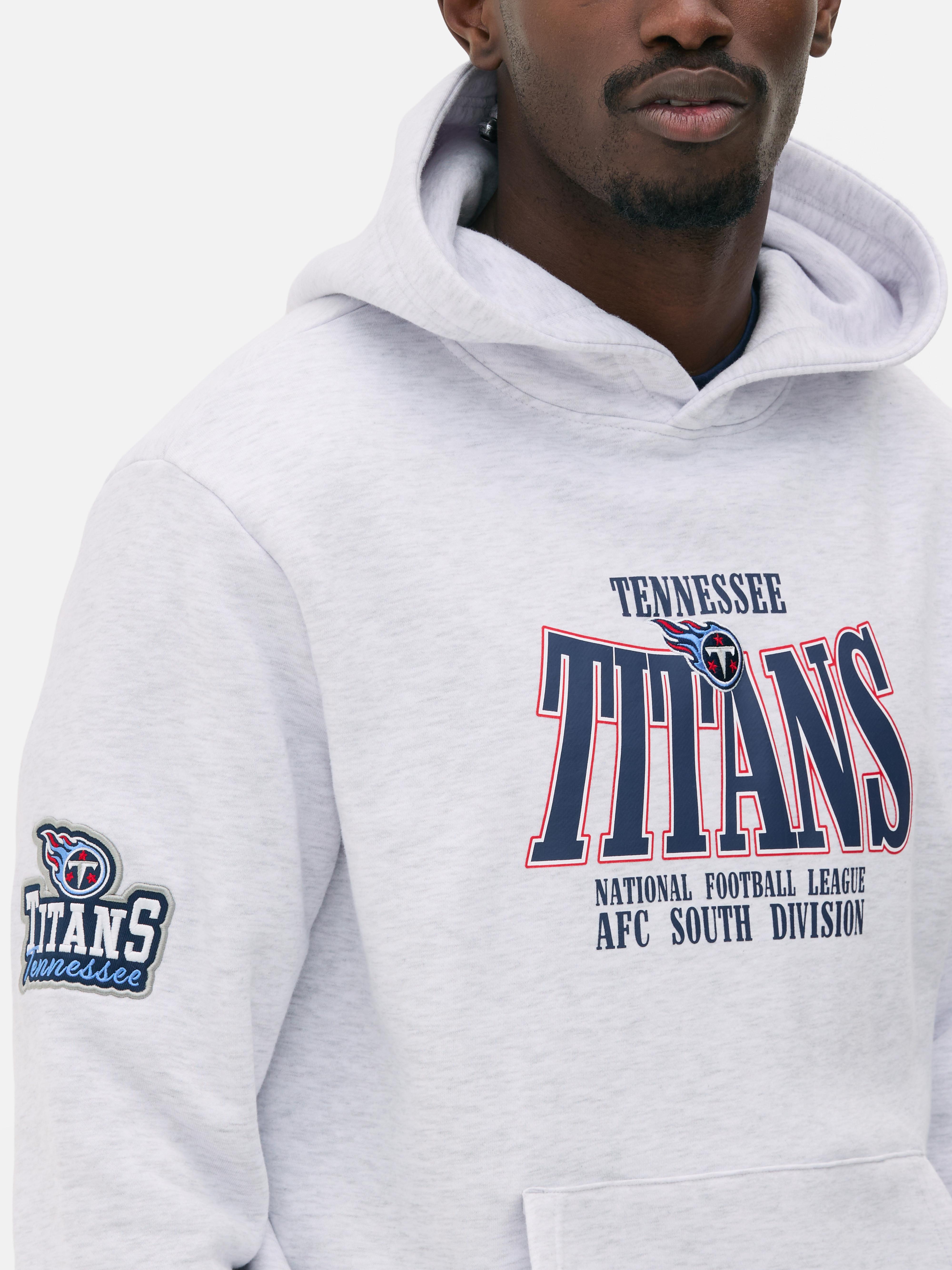 売れ筋商品|||ファナティクス カットソー トップス レディース Women's White/Gray Tennessee Titans Striped Notch Neck Pullover Hoodie White Women's Fanatics White/Gray Tennessee Titans Striped Notch