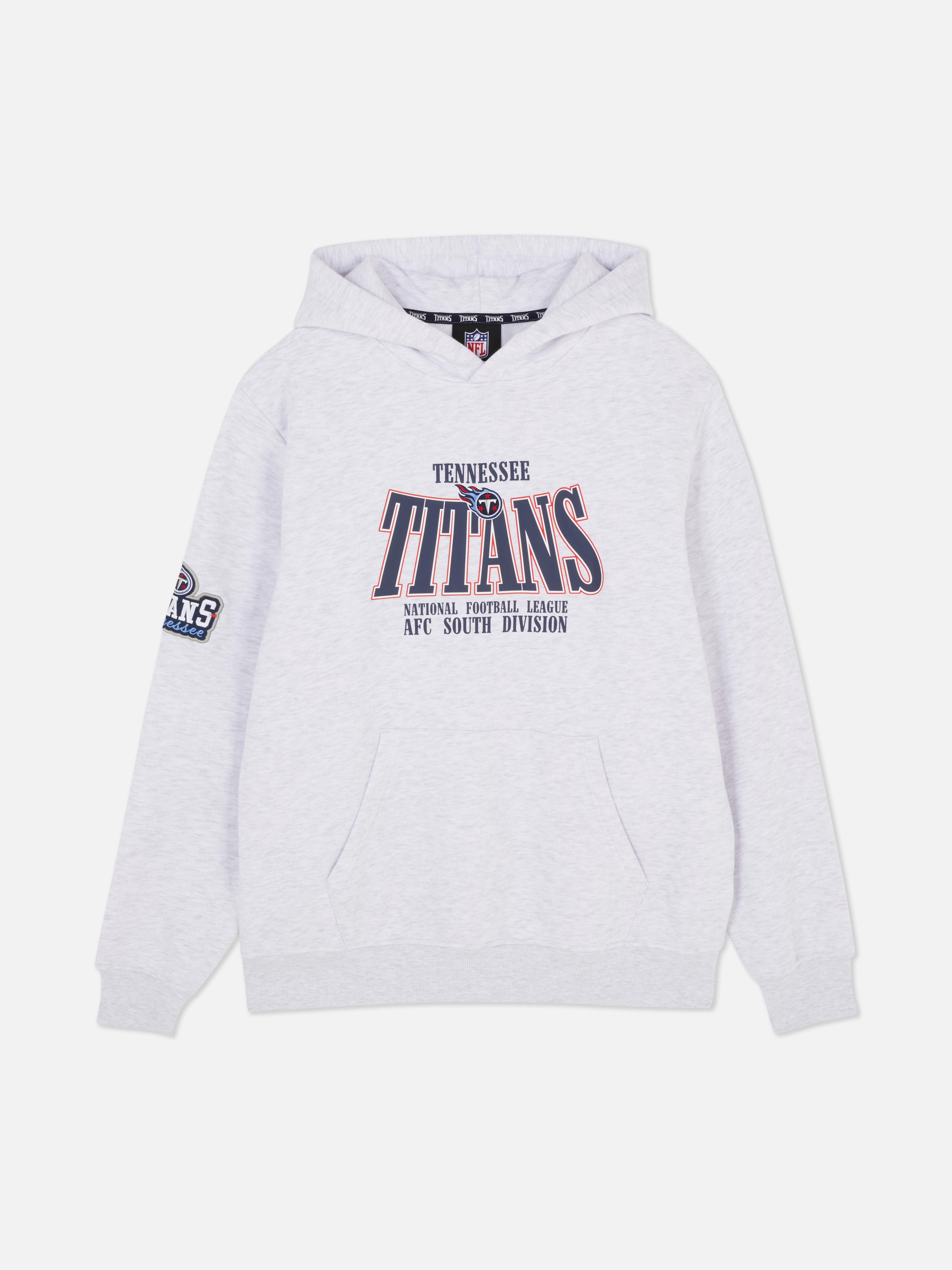 売れ筋商品|||ファナティクス カットソー トップス レディース Women's White/Gray Tennessee Titans Striped Notch Neck Pullover Hoodie White Women's Fanatics White/Gray Tennessee Titans Striped Notch