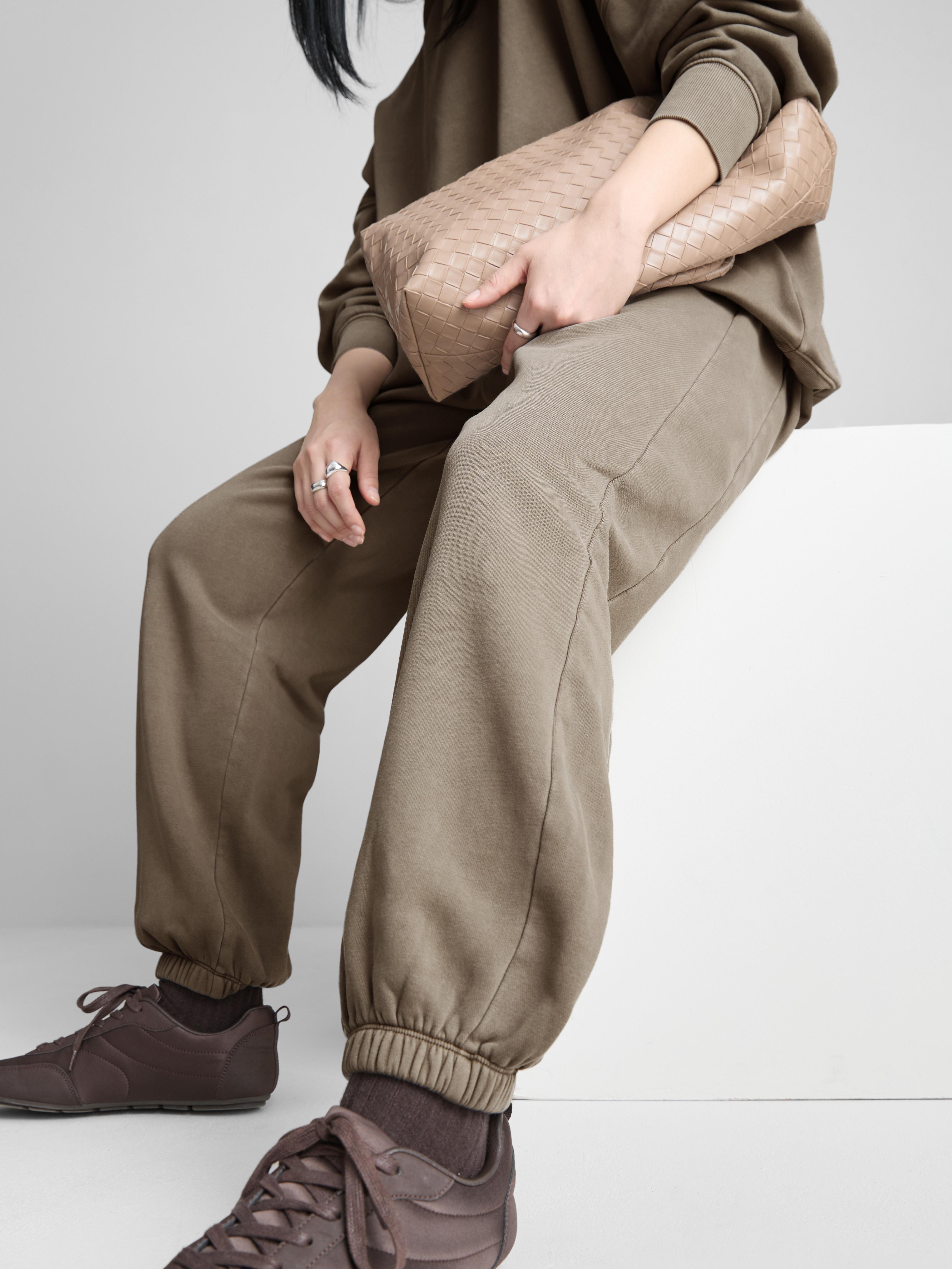 Drawstring Cuffed Joggers