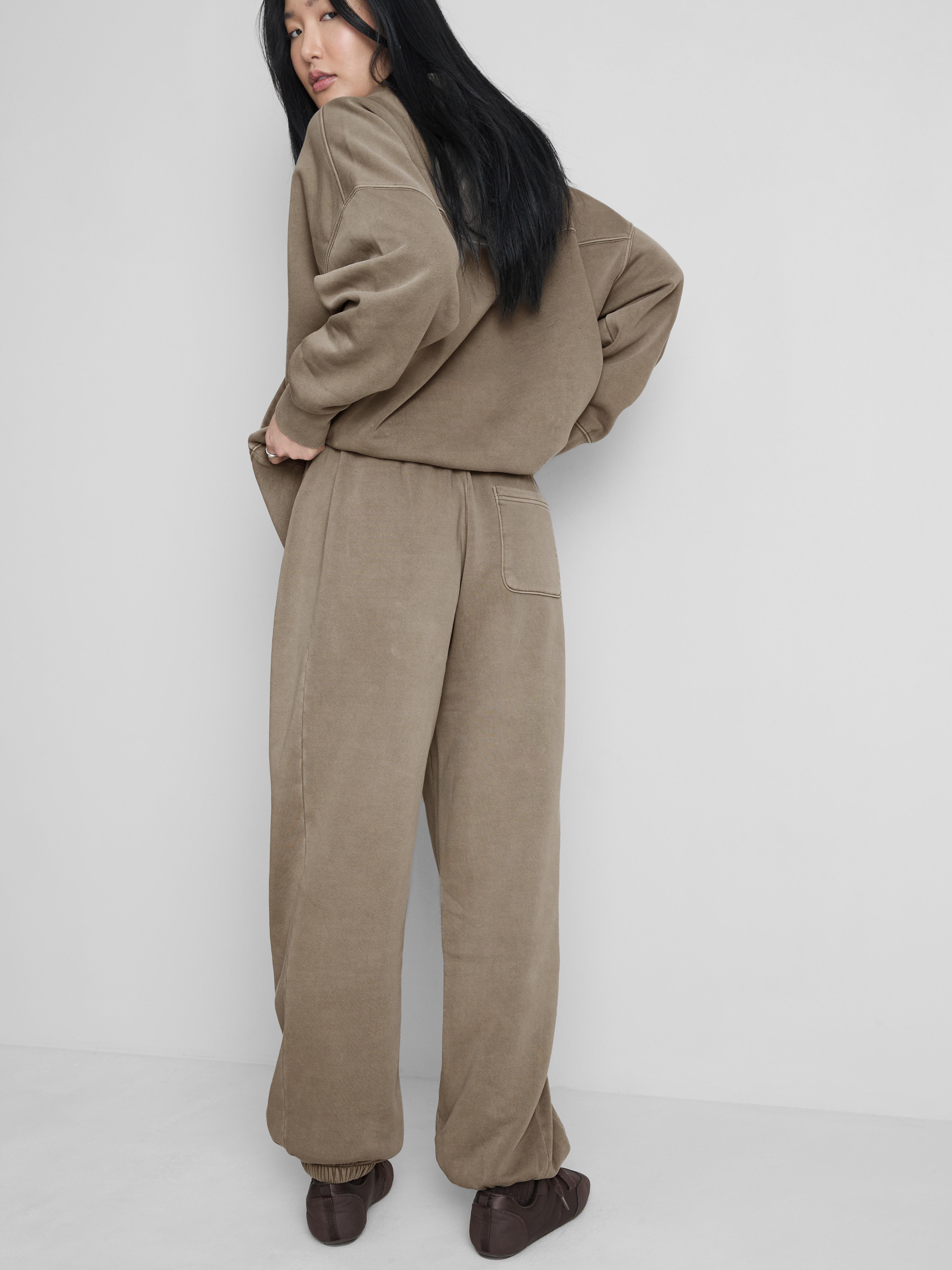 Drawstring Cuffed Joggers