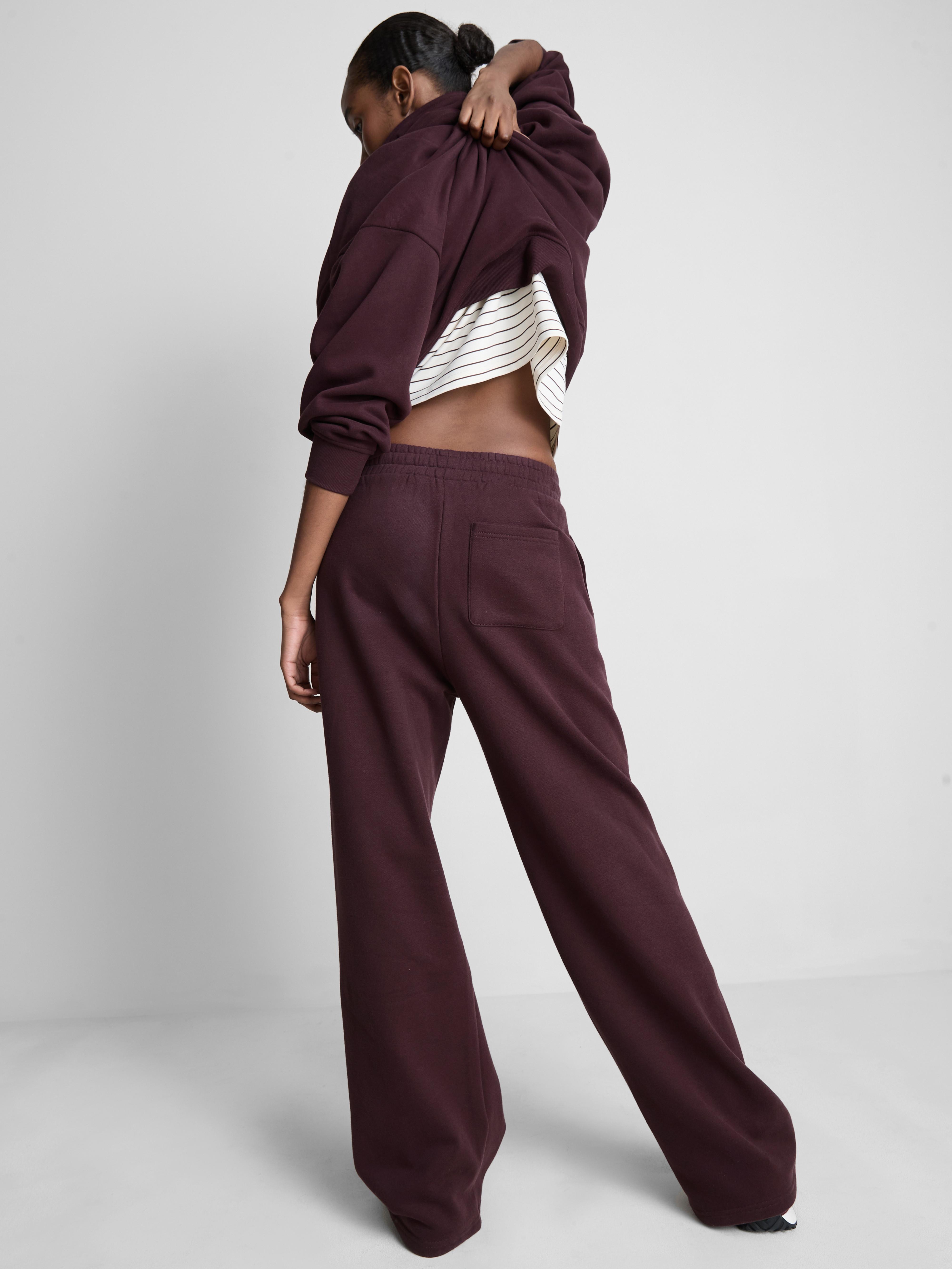 Bas de jogging large en coton majoritaire