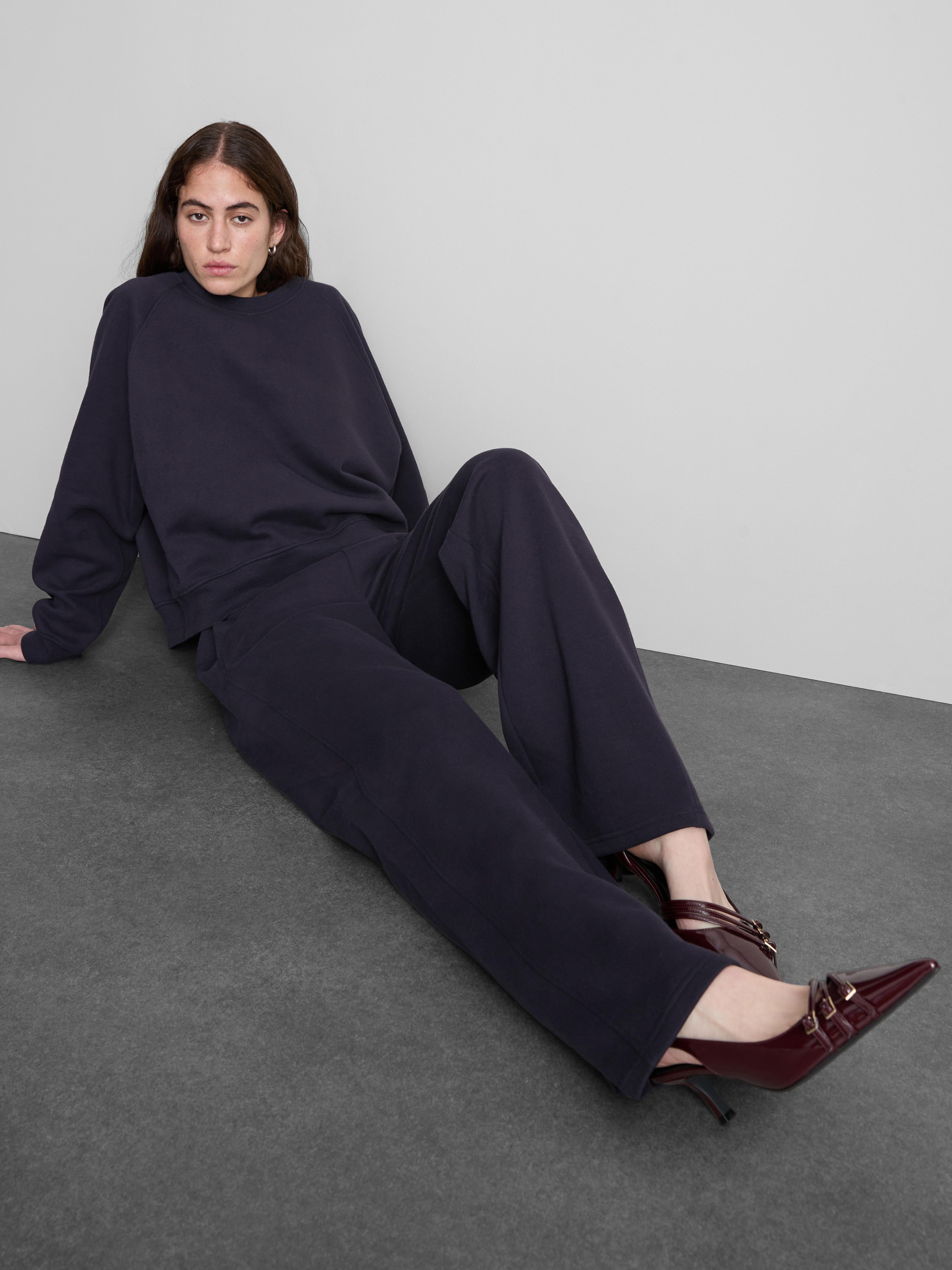 Cotton Rich Wide Leg Joggers