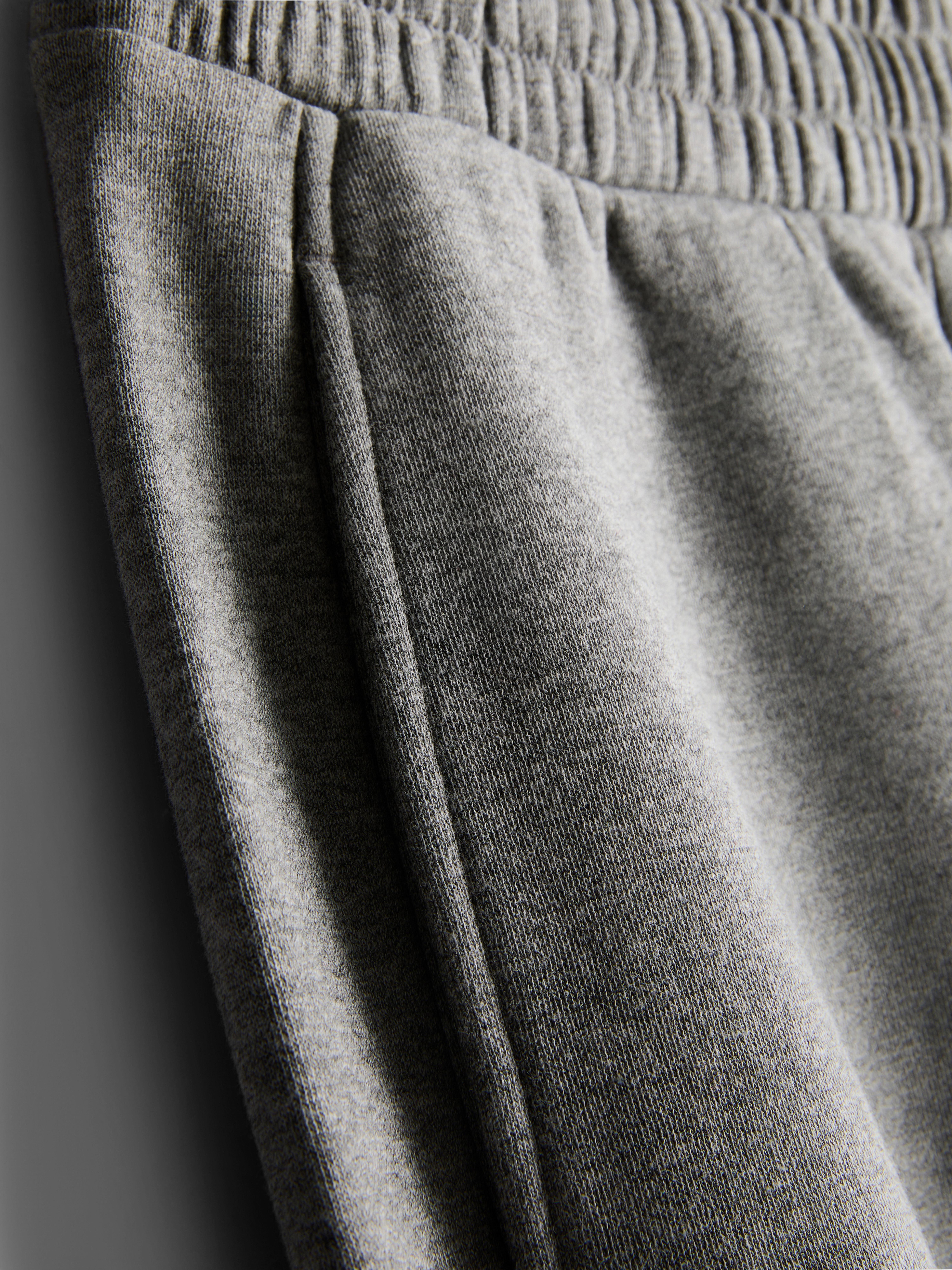 Women's Dark Gray Cotton Rich Wide Leg Sweatpants