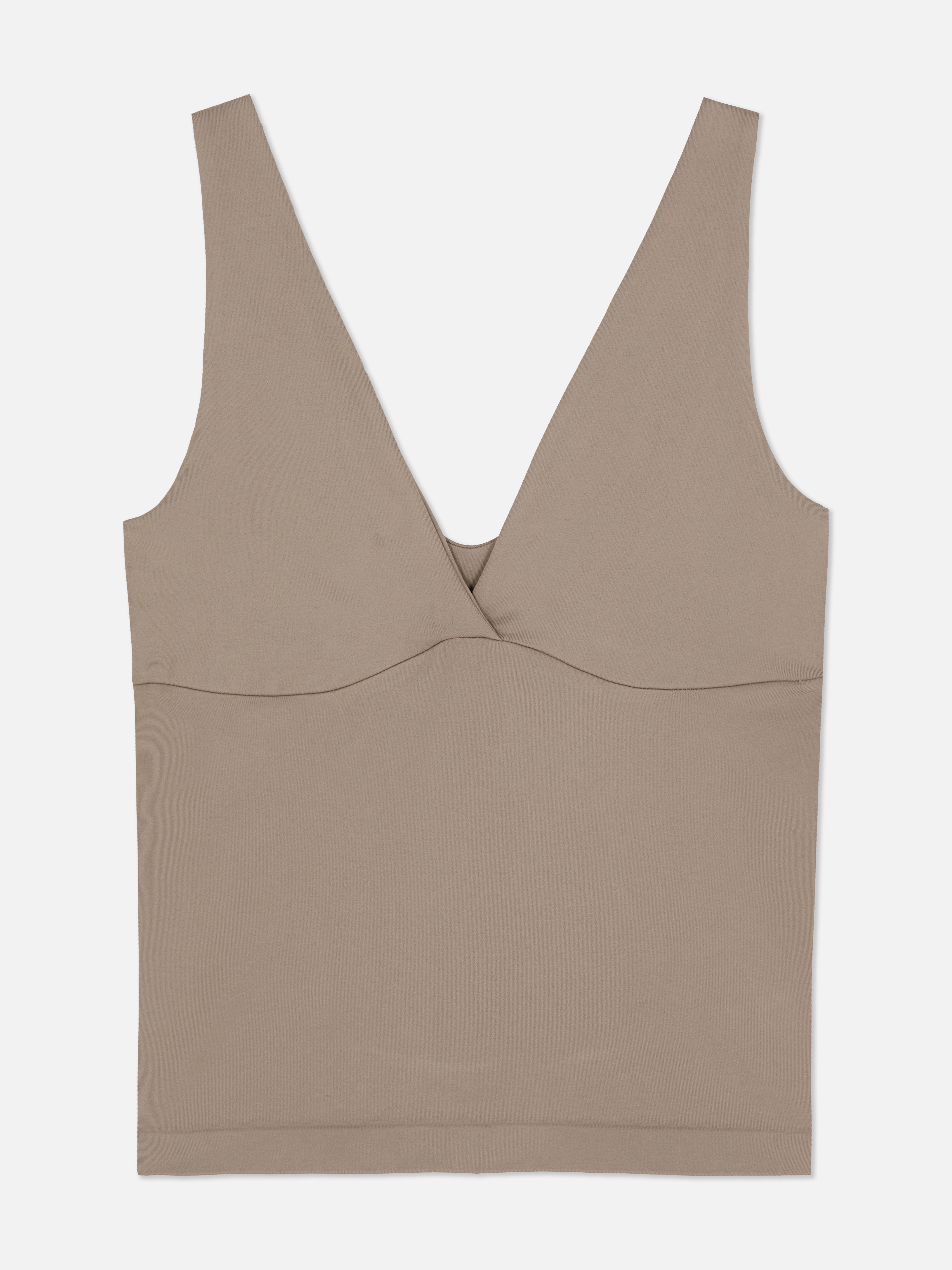 Camiseta sin mangas supersuave sin costuras