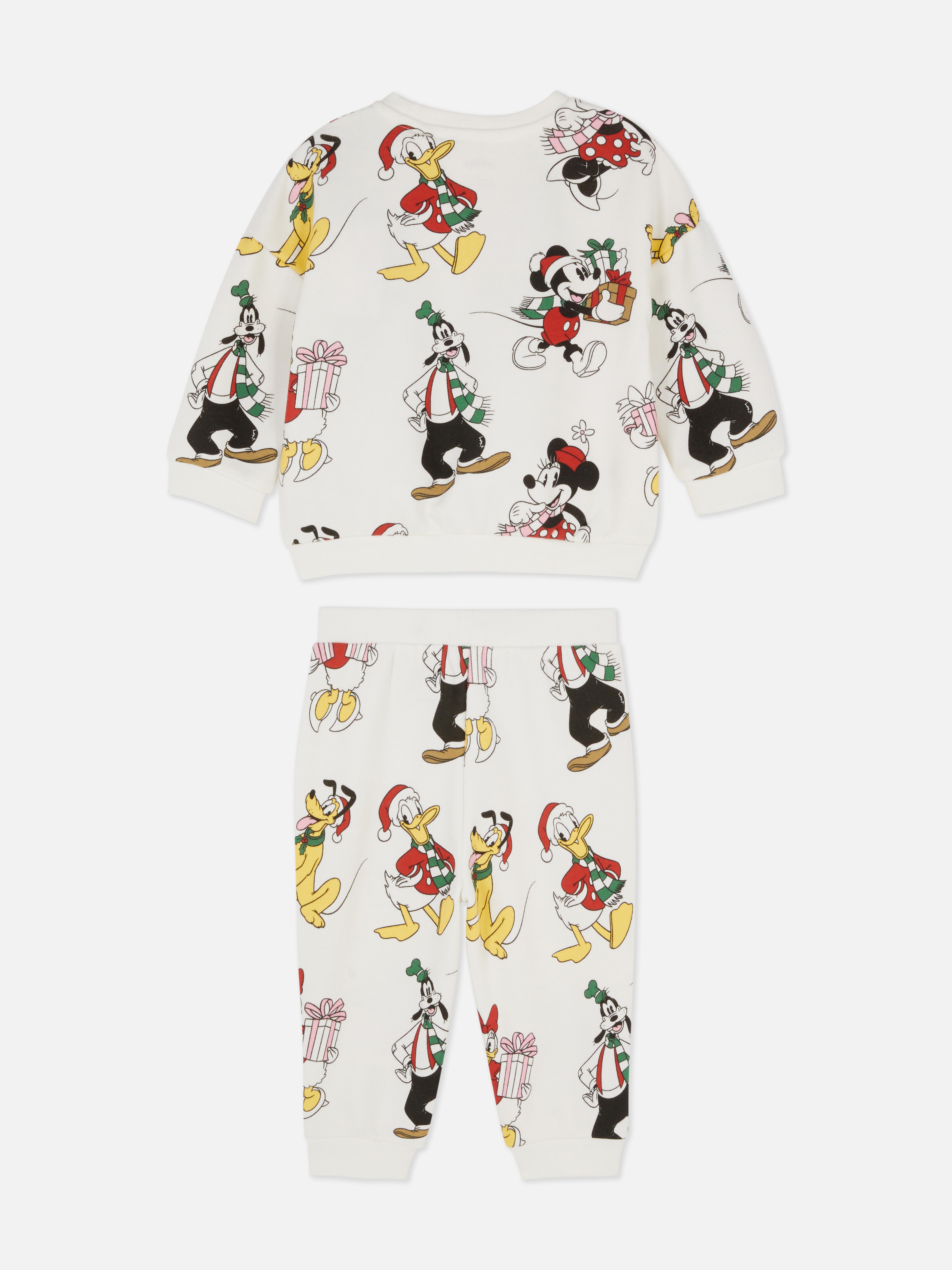 0-36mths | Disney’s Mickey Mouse and Friends Christmas Sweatshirt and Joggers Set