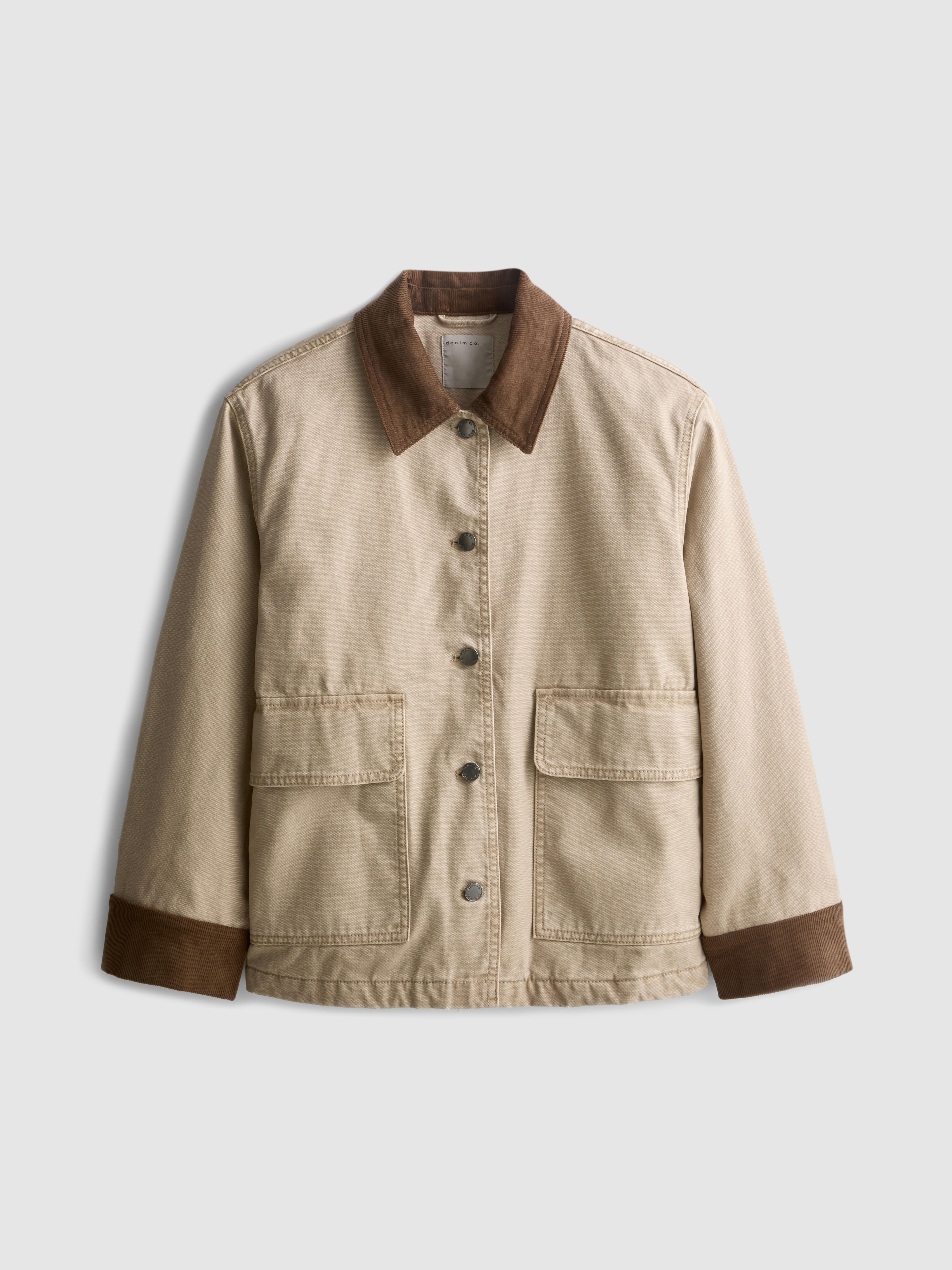 Cotton Denim Barn Jacket