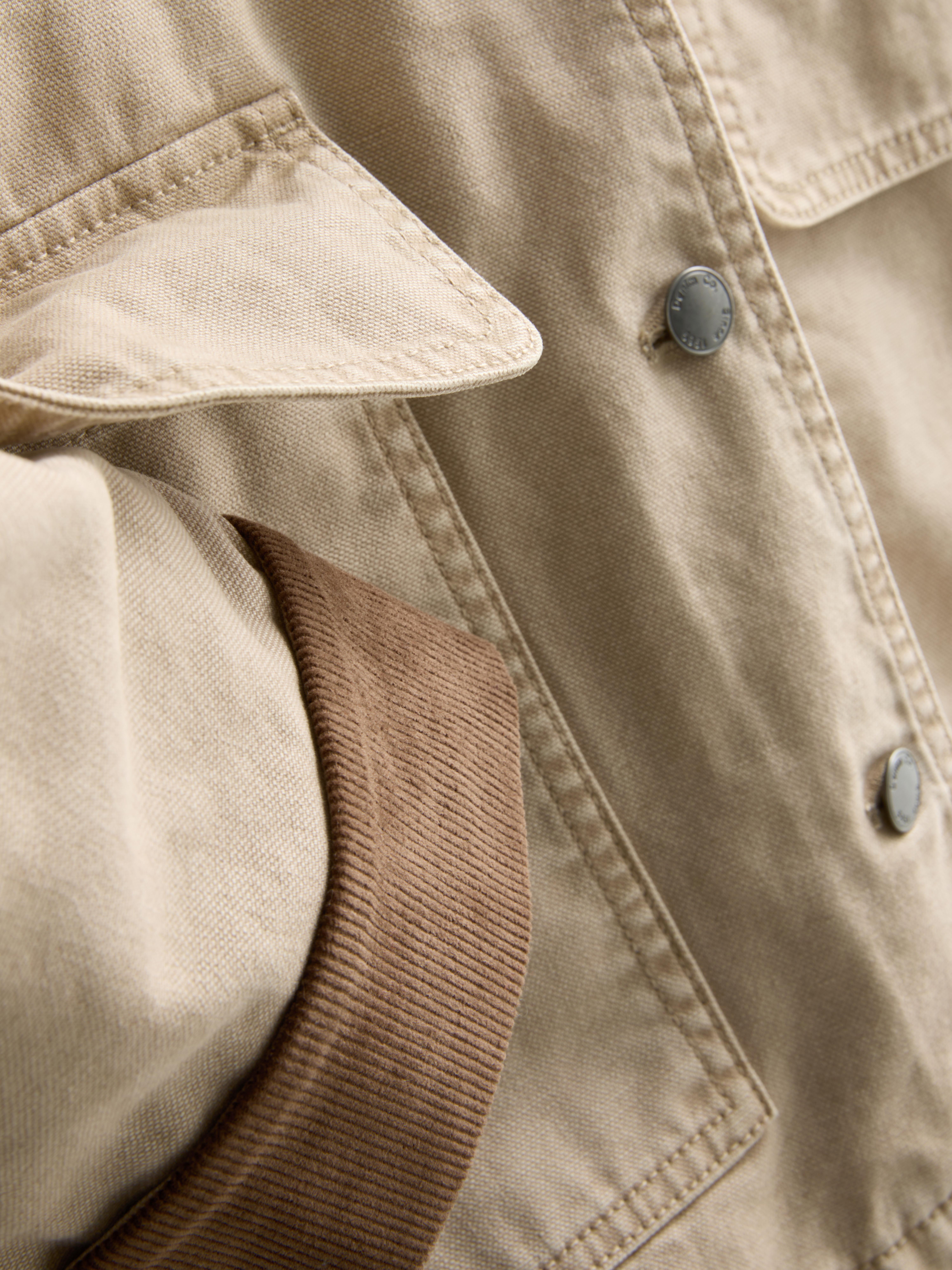 Cotton Denim Barn Jacket