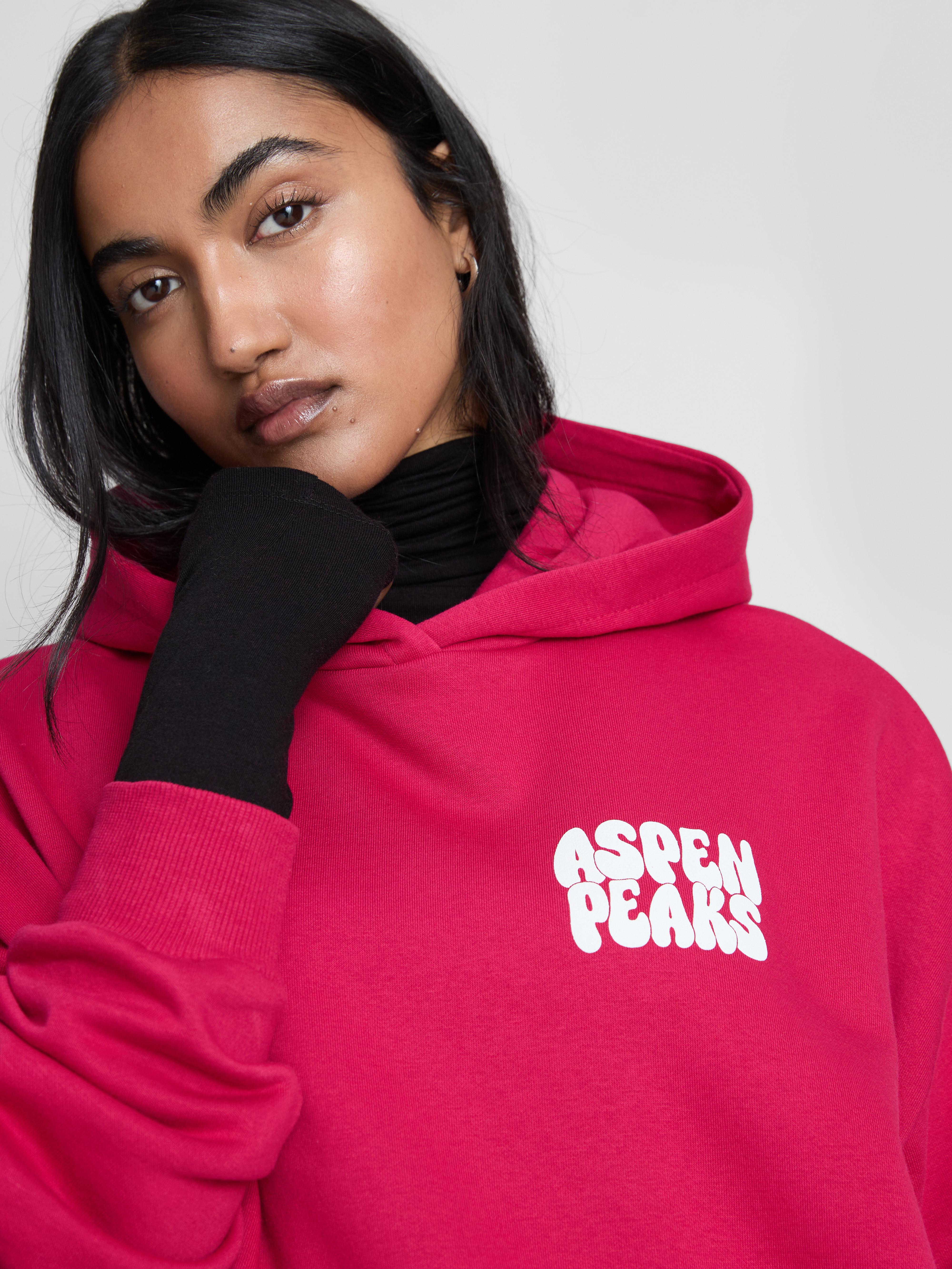 Oversized Slogan Hoodie