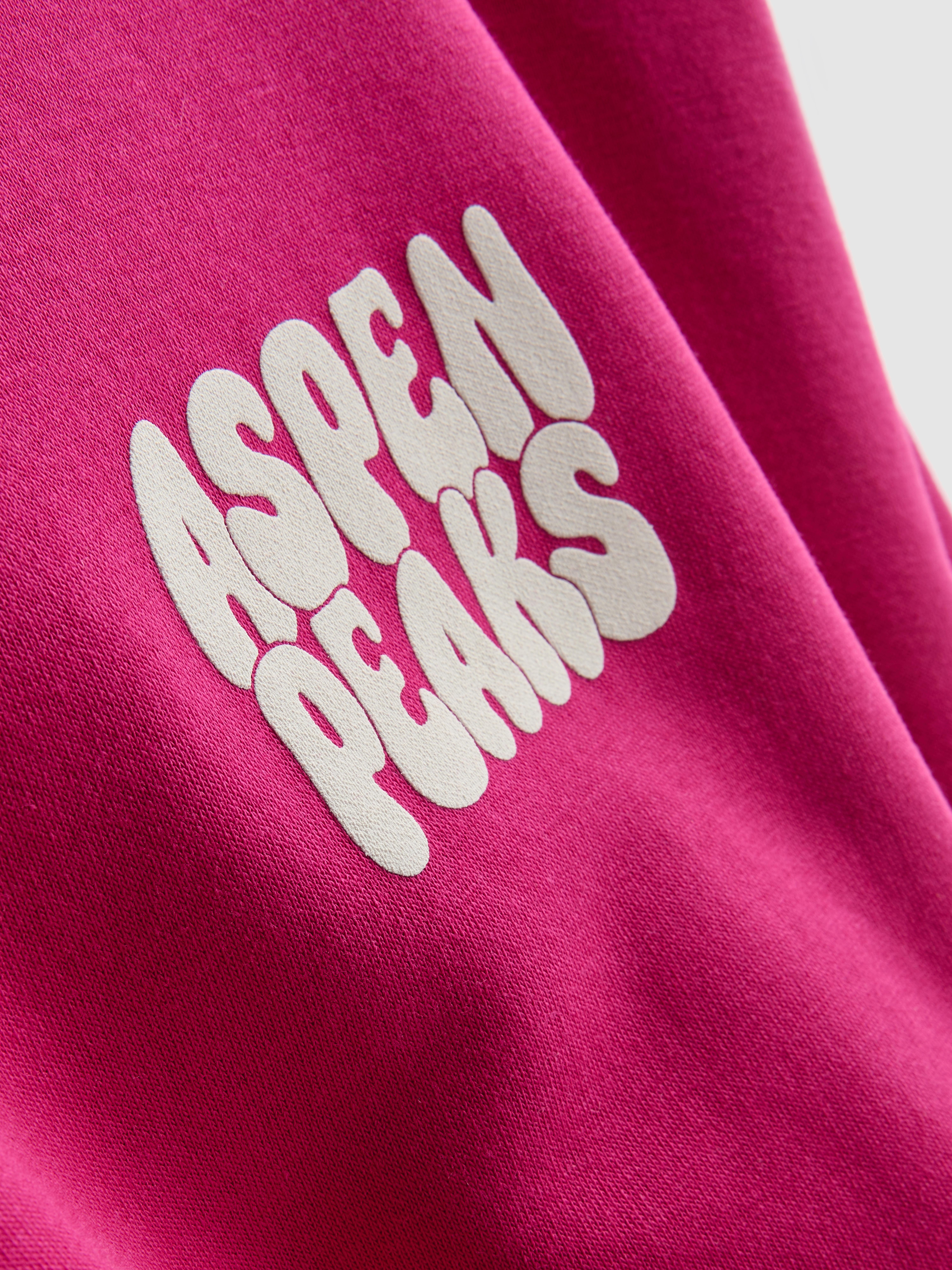 Oversized hoodie met slogan