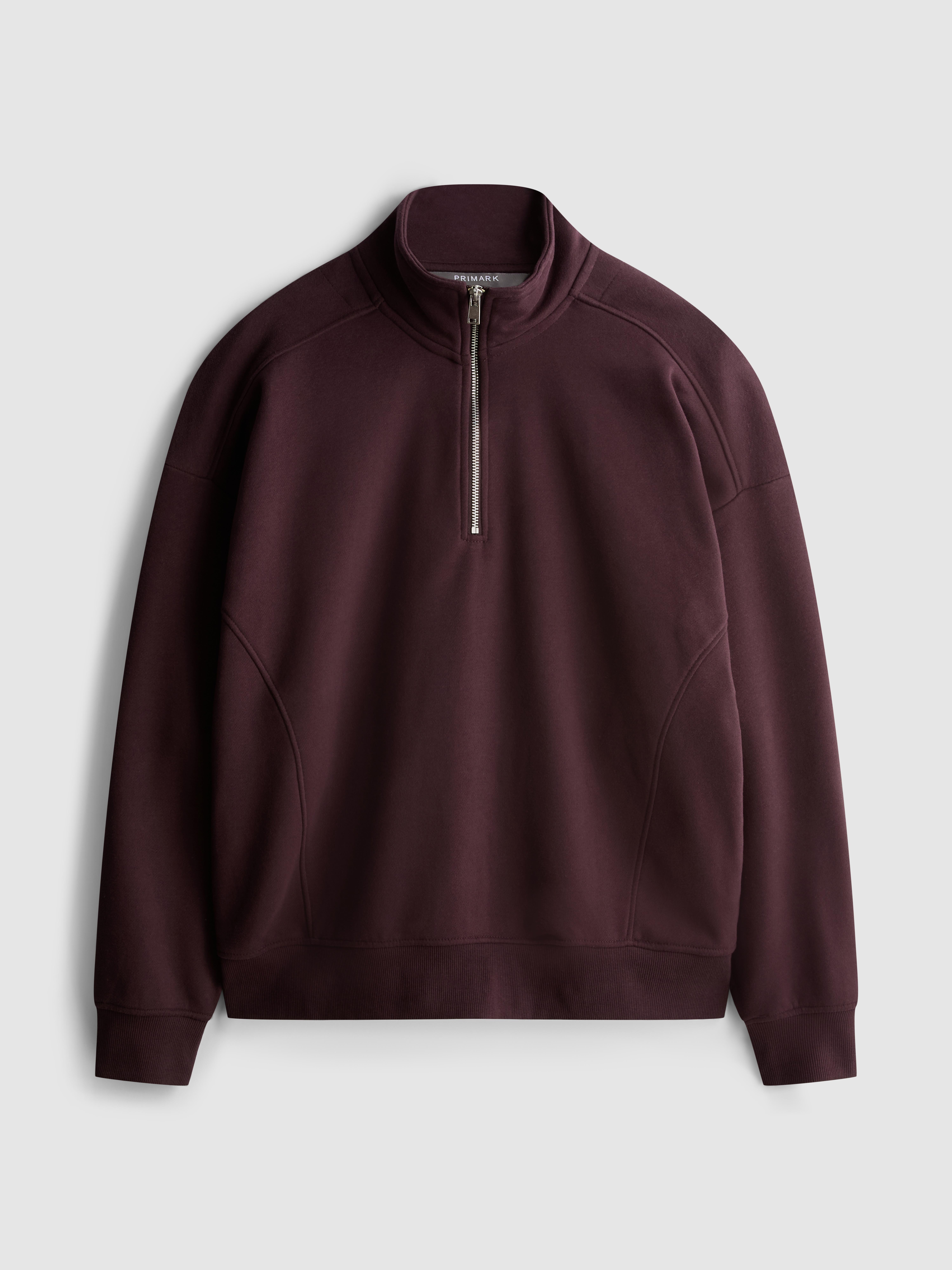 Cotton Rich Half Zip Sweatshirt