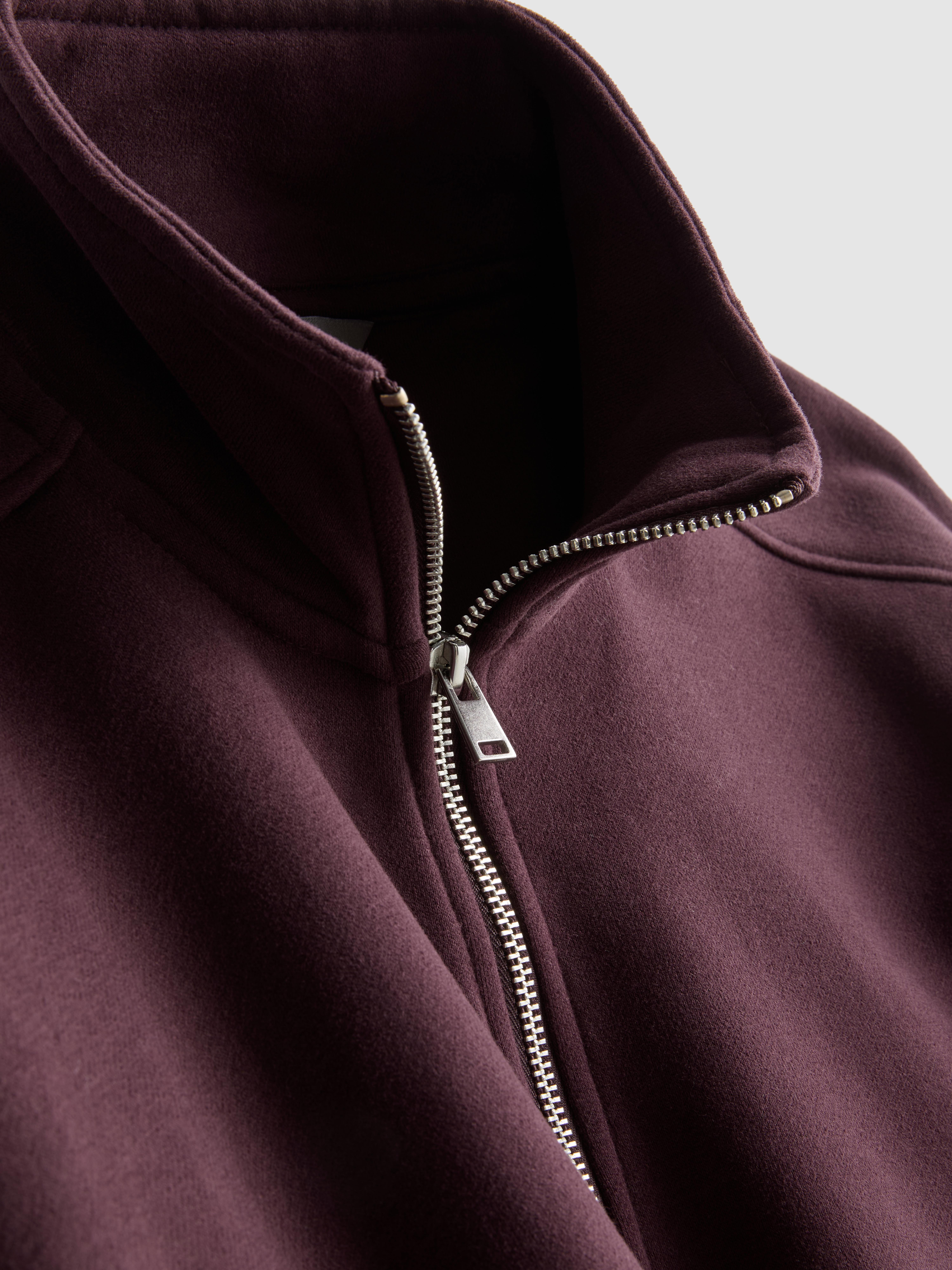Cotton Rich Half Zip Sweatshirt