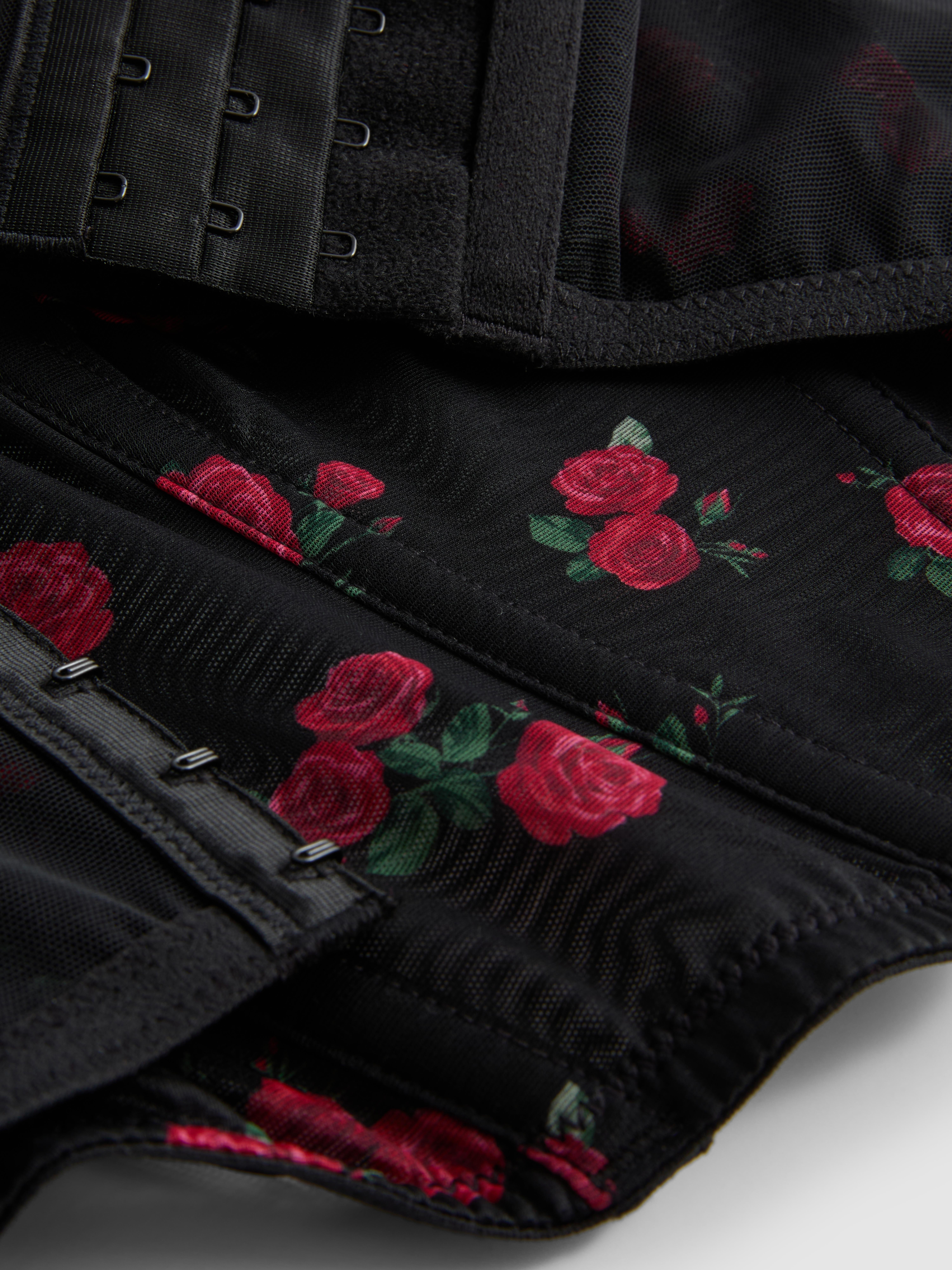 Sheer Floral Corset