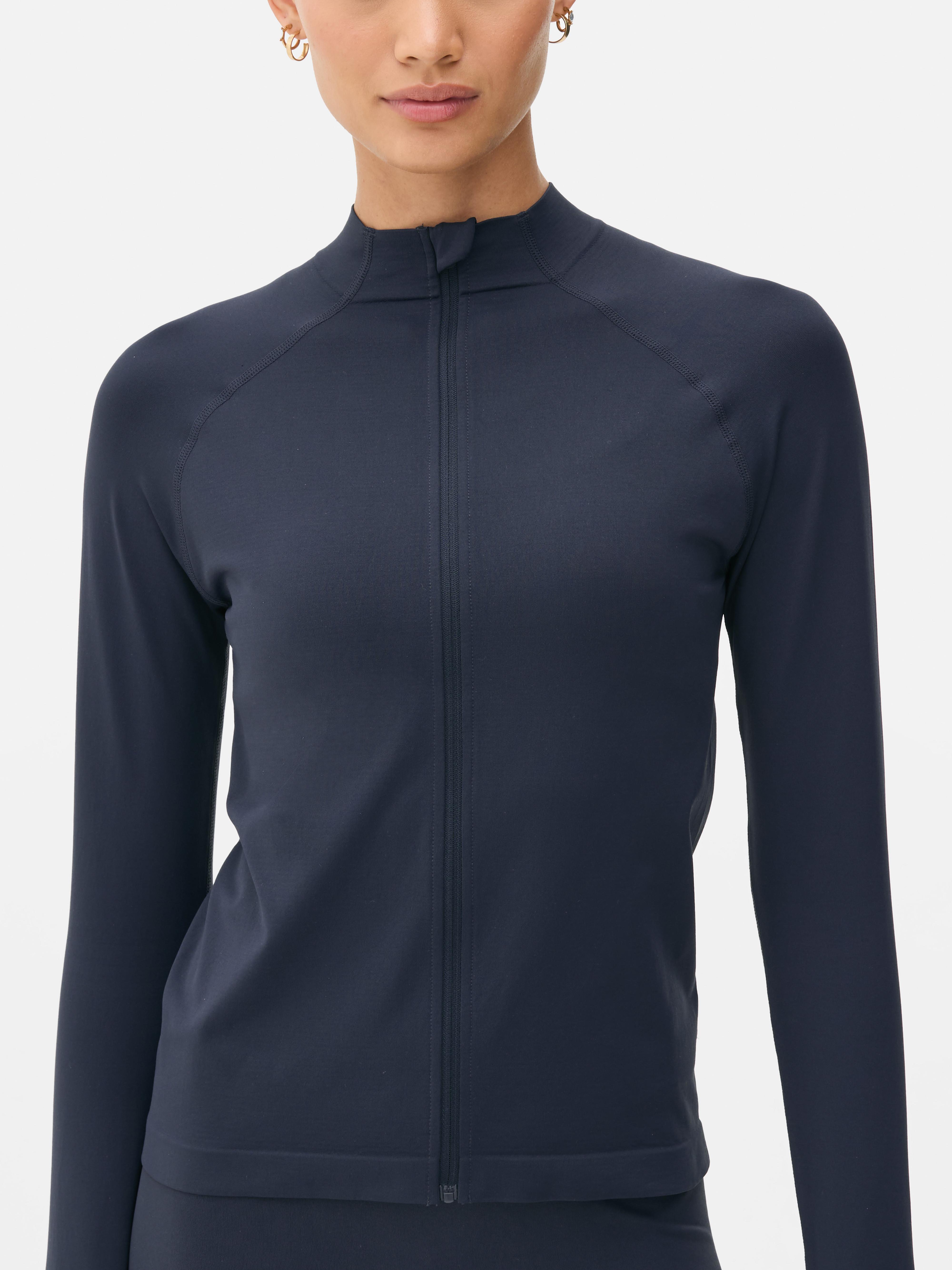 Seamless Supersoft Zip Through Jacket