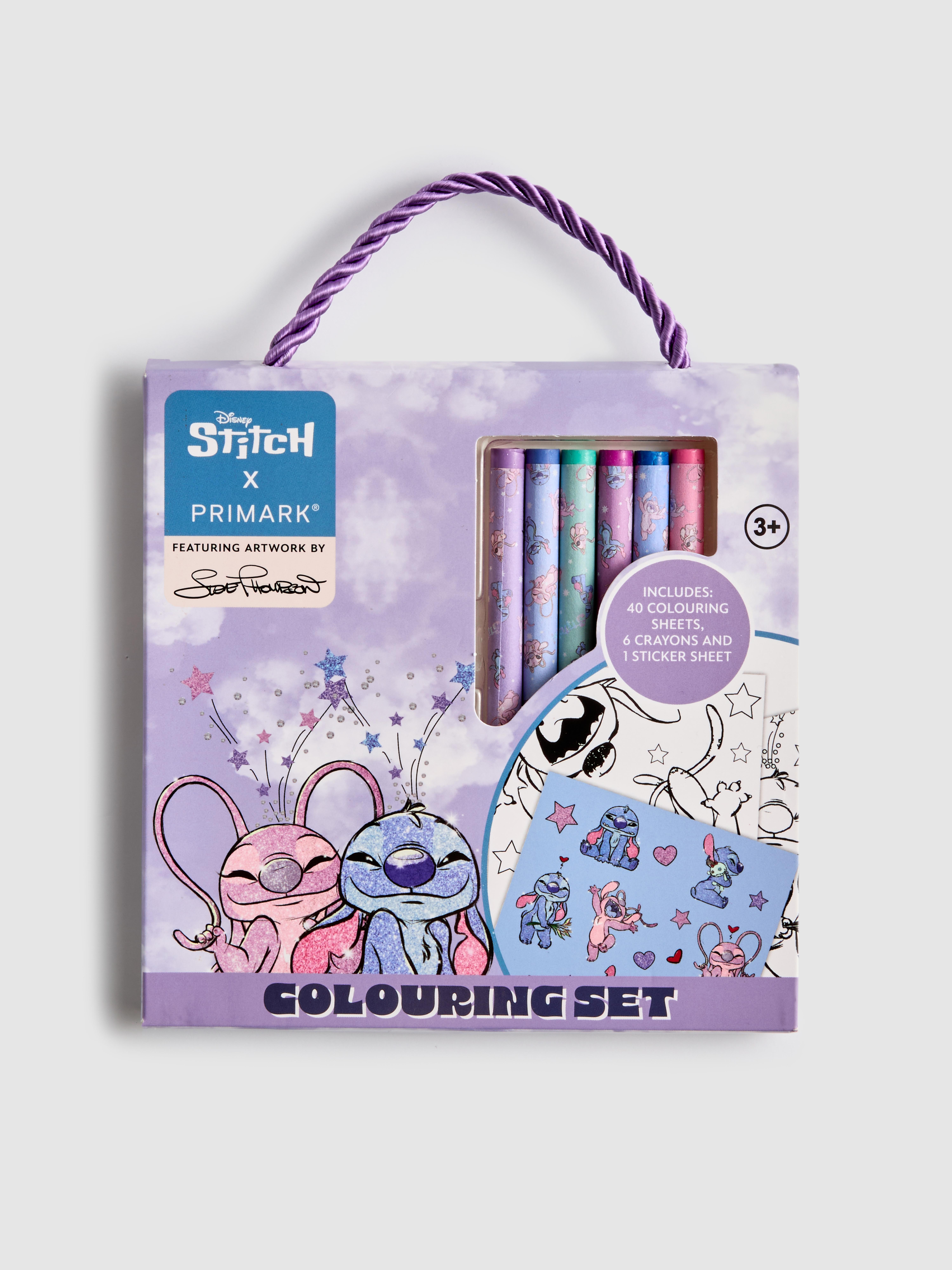 Set para colorear de Stitch de Disney
