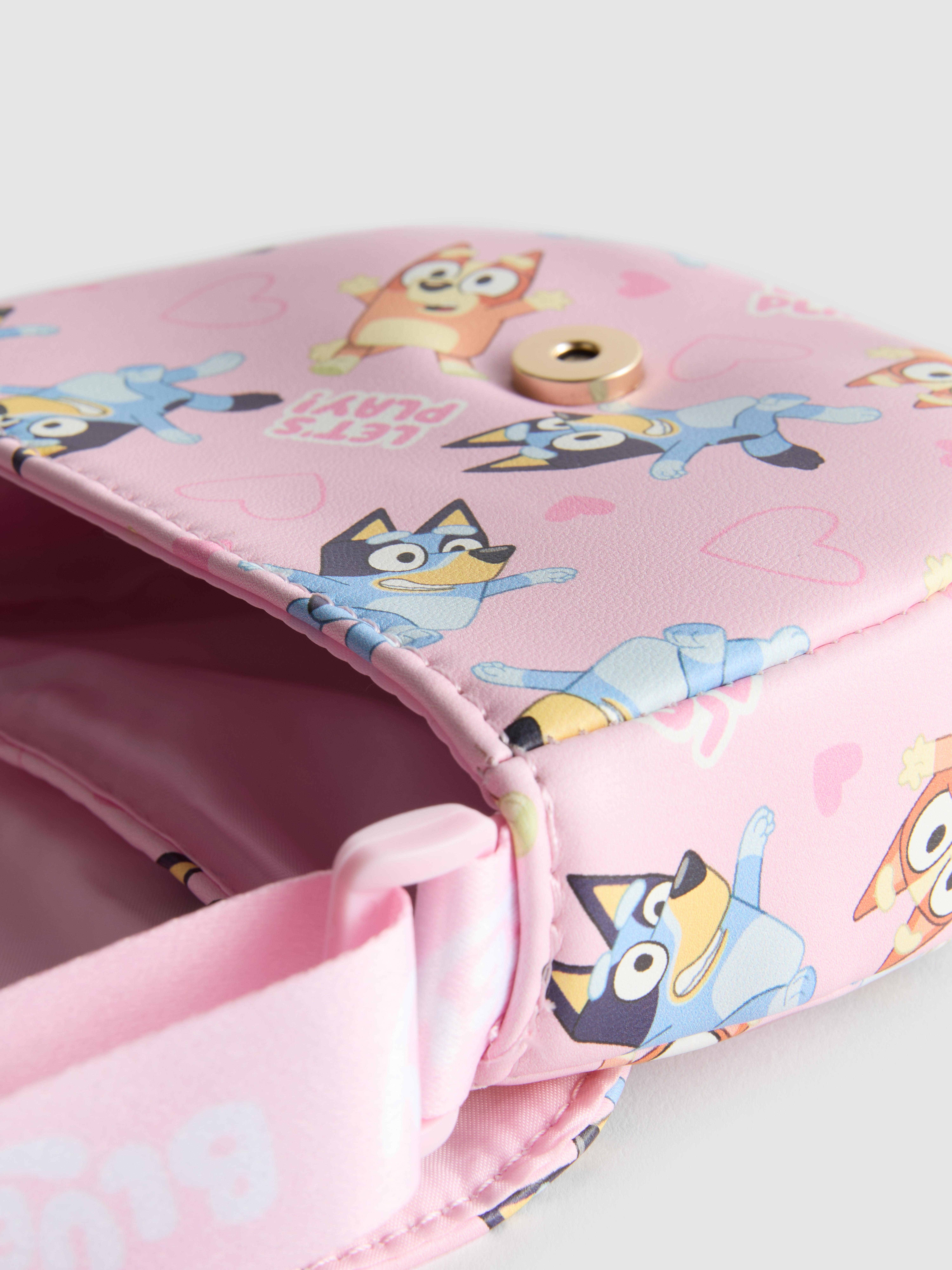 Girls Pink Bluey Crossbody Bag