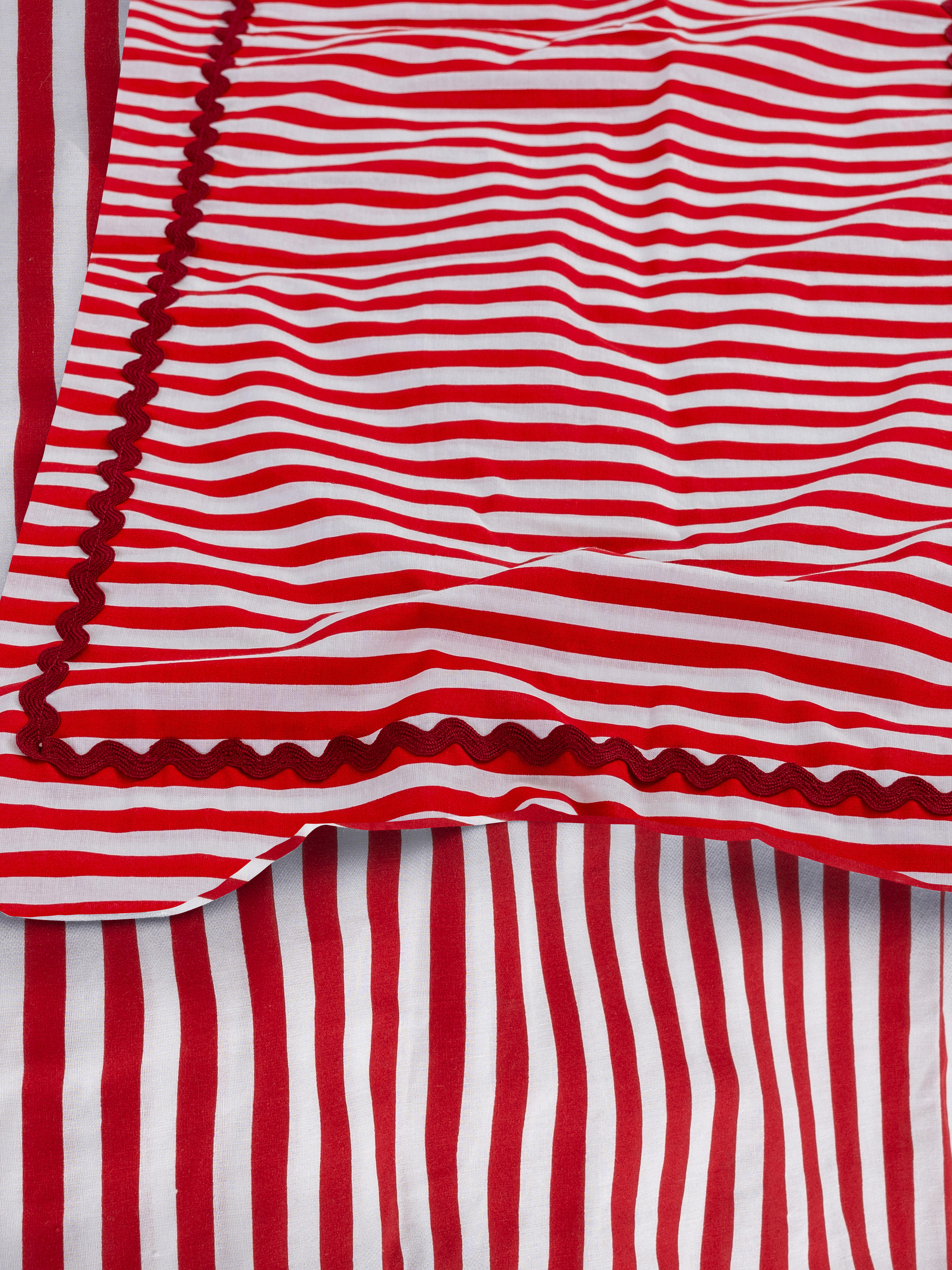 Ric Rac Stripe Single Duvet Cover Set