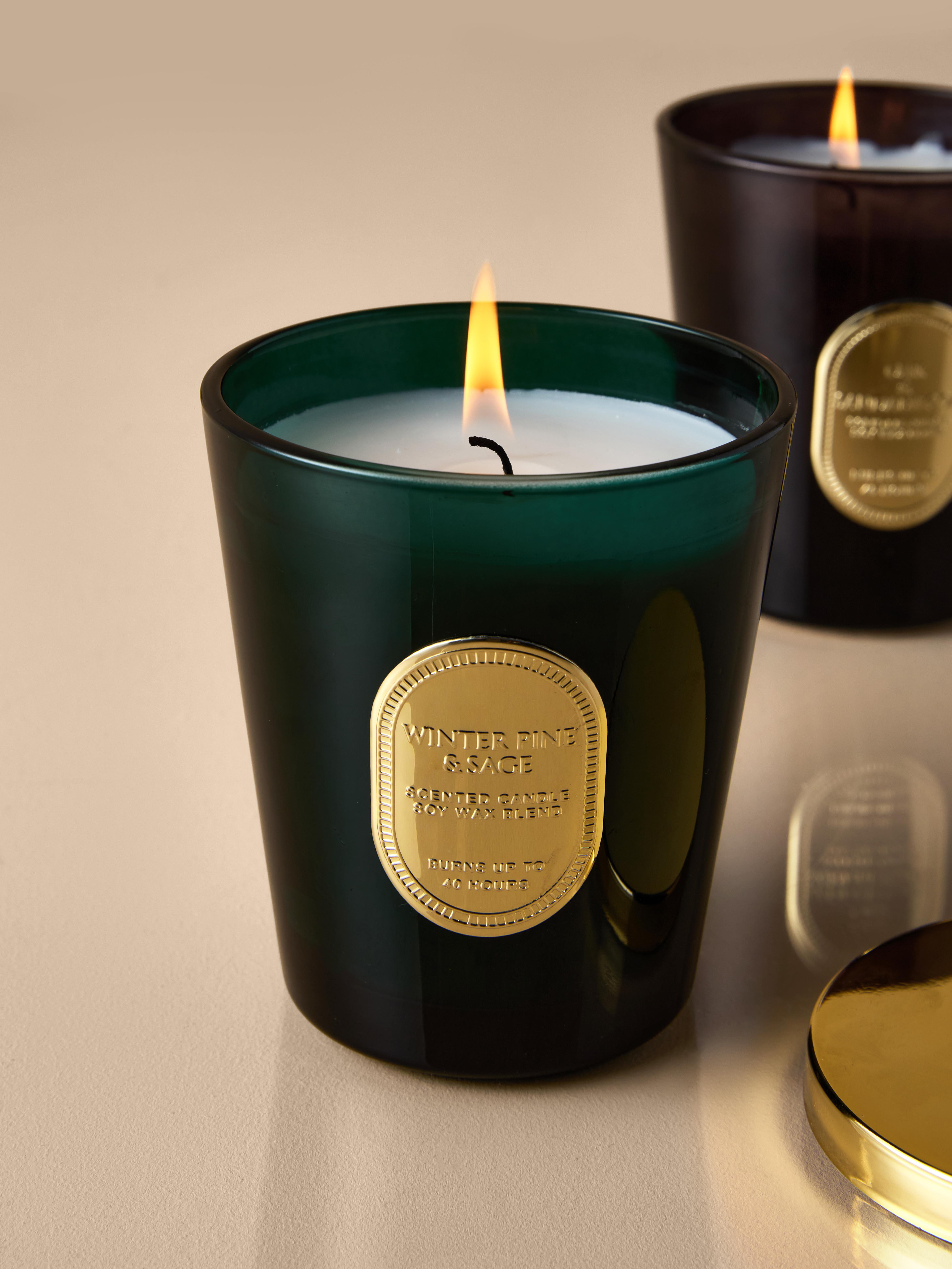 Geurkaars in elegante pot met deksel The Edit