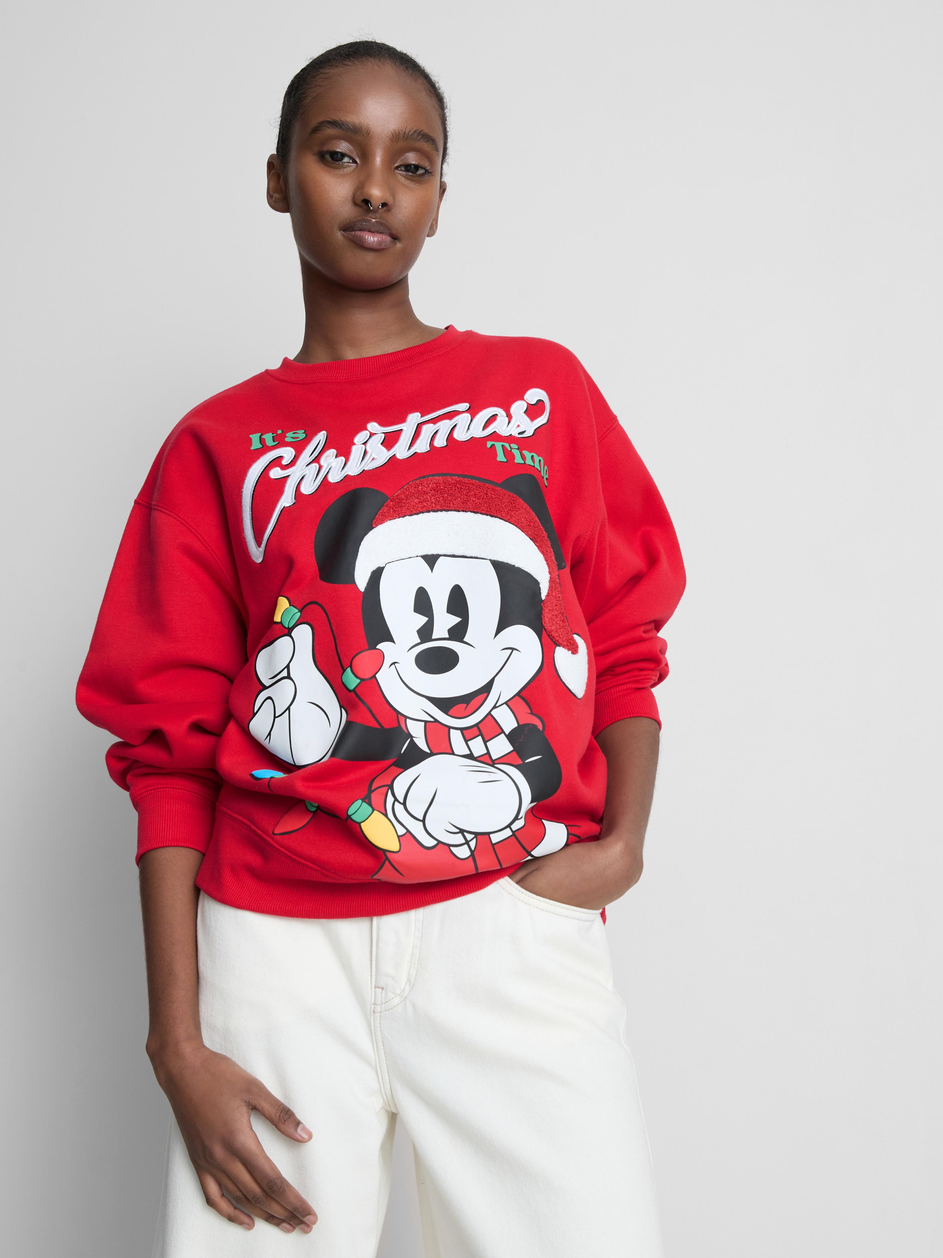 Disney’s Mickey Mouse Christmas Time Sweatshirt