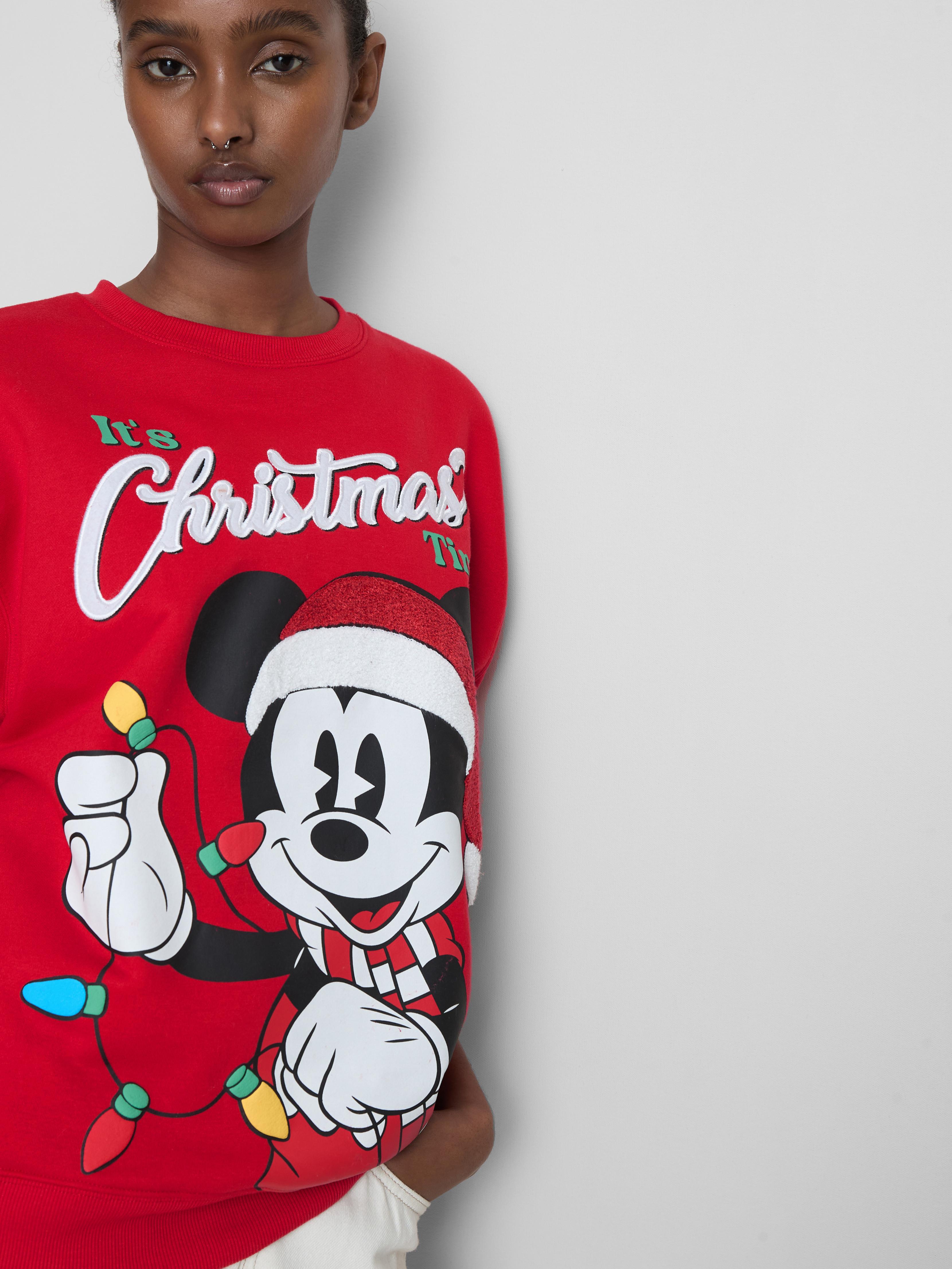Disney’s Mickey Mouse Christmas Time Sweatshirt