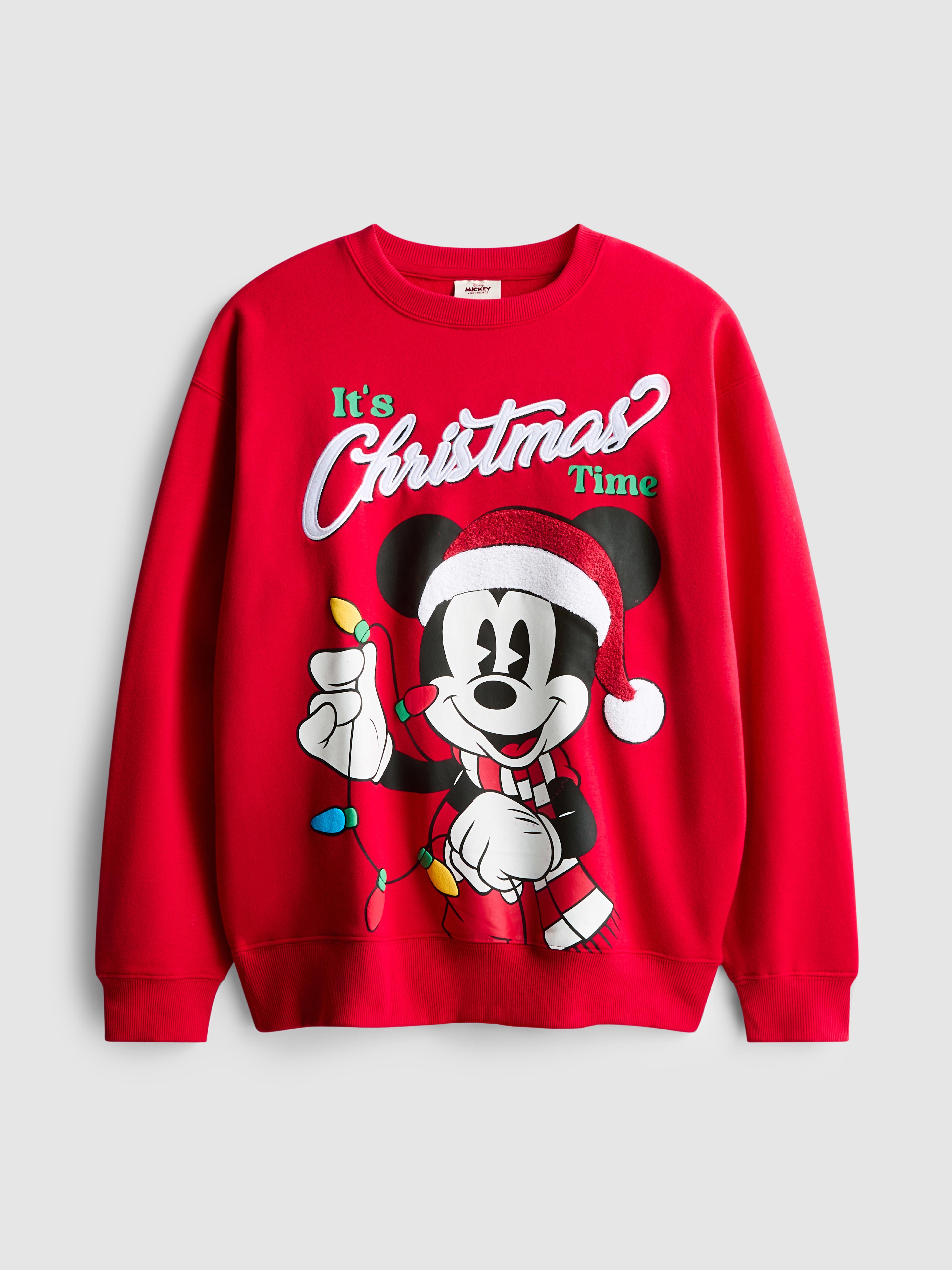 Disney’s Mickey Mouse Christmas Time Sweatshirt