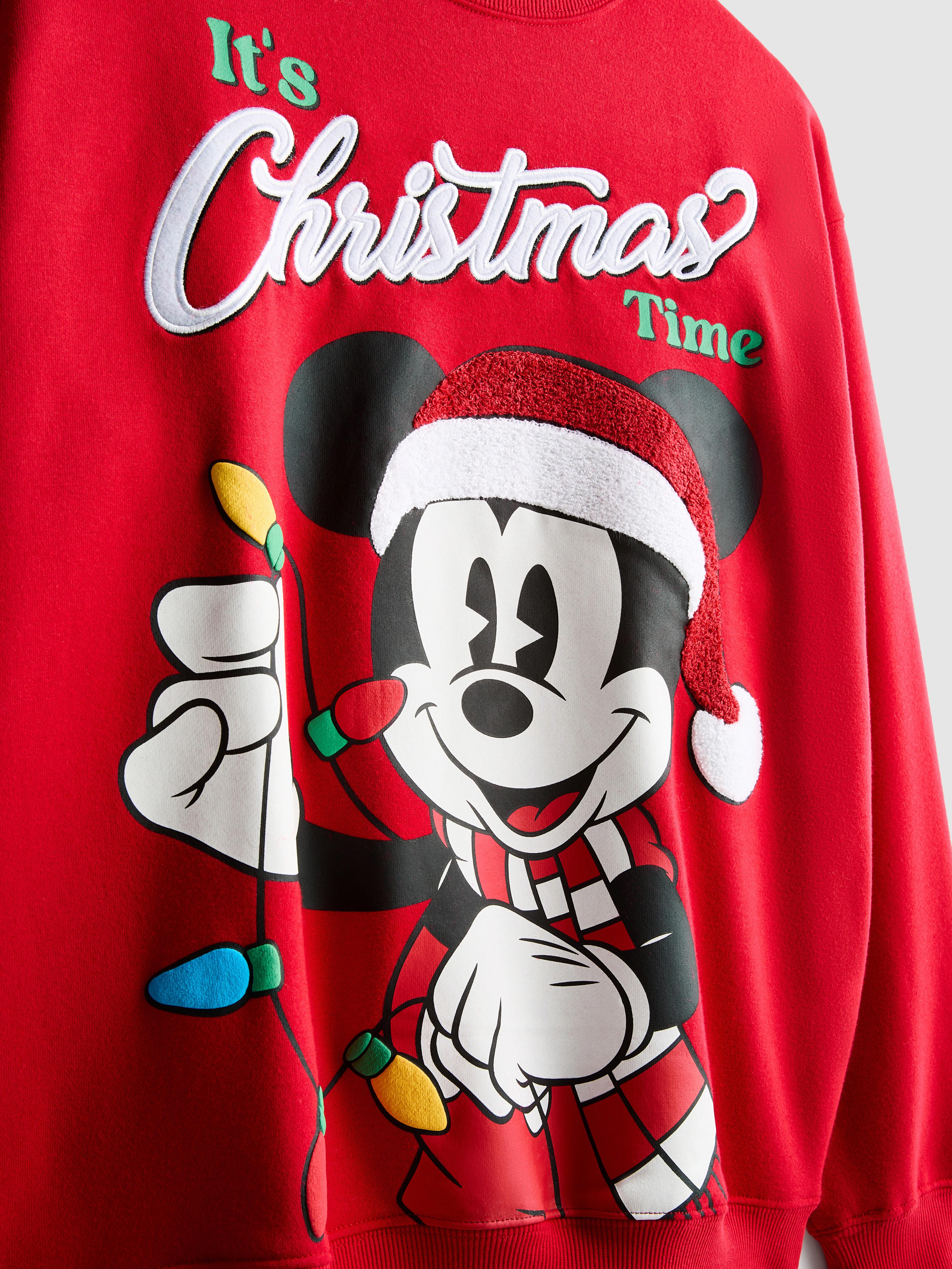 Disney’s Mickey Mouse Christmas Time Sweatshirt