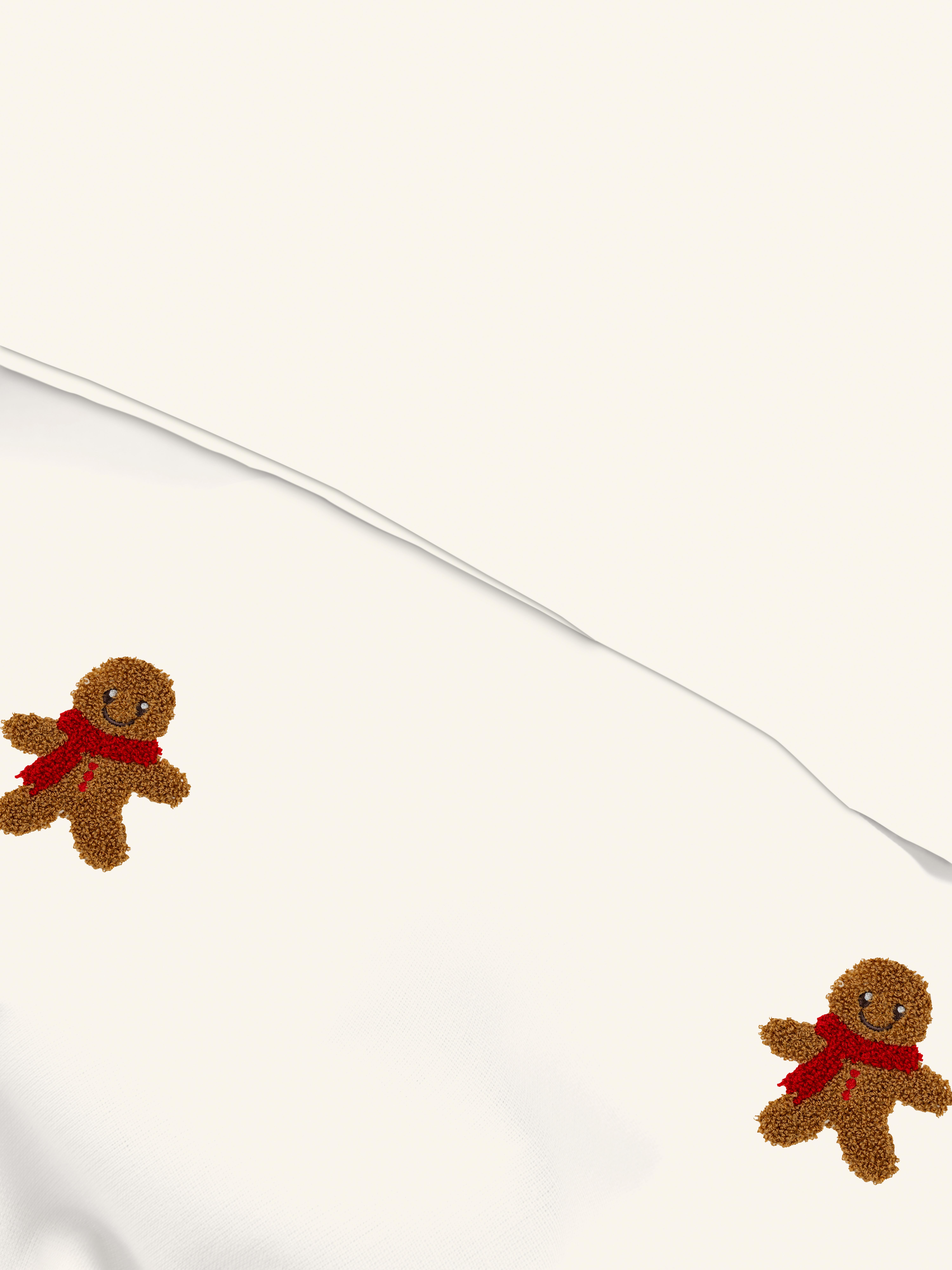 Tufted Gingerbread Double Duvet Cover Set