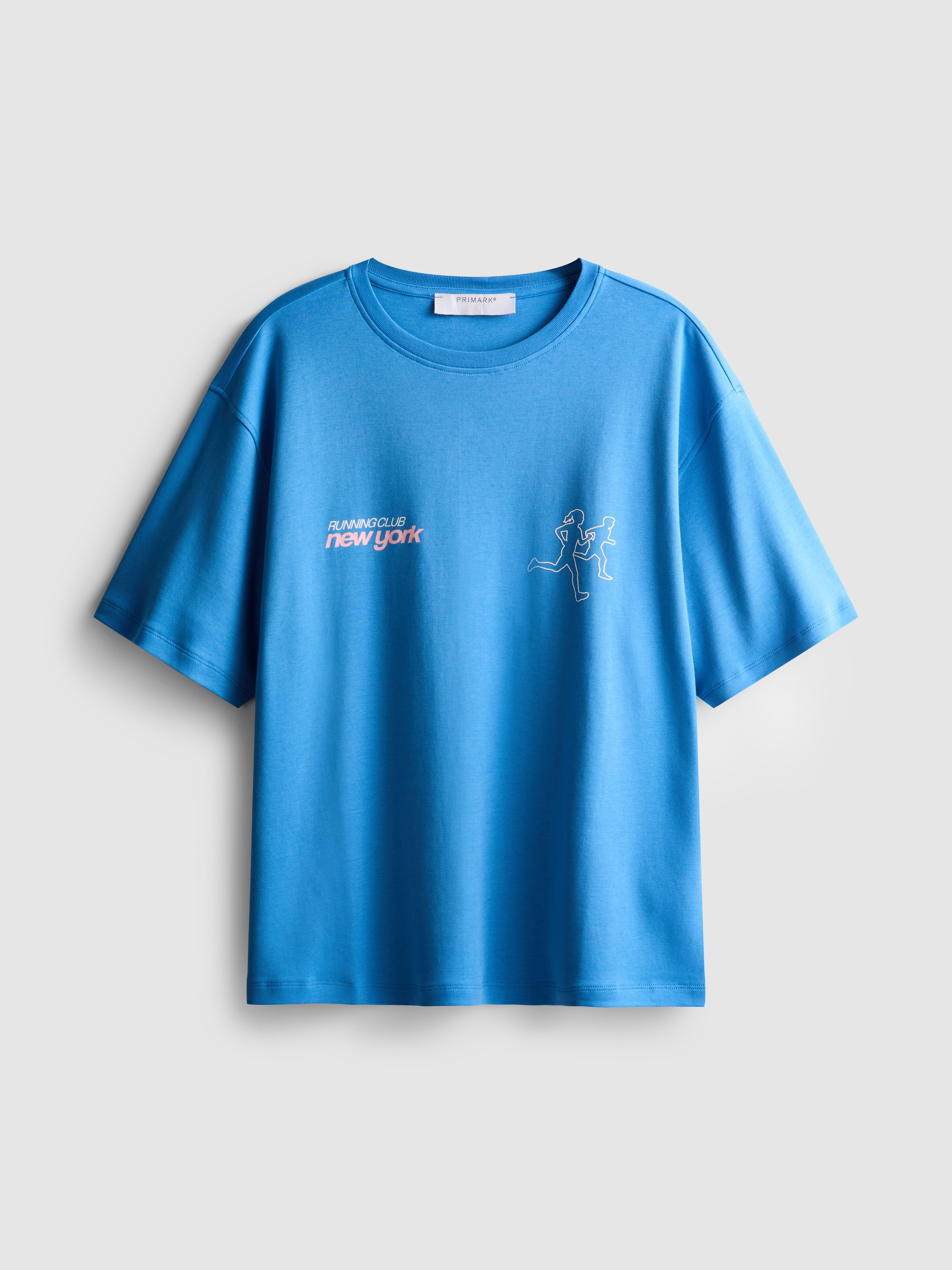 T-shirt gráfico corrida desempenho