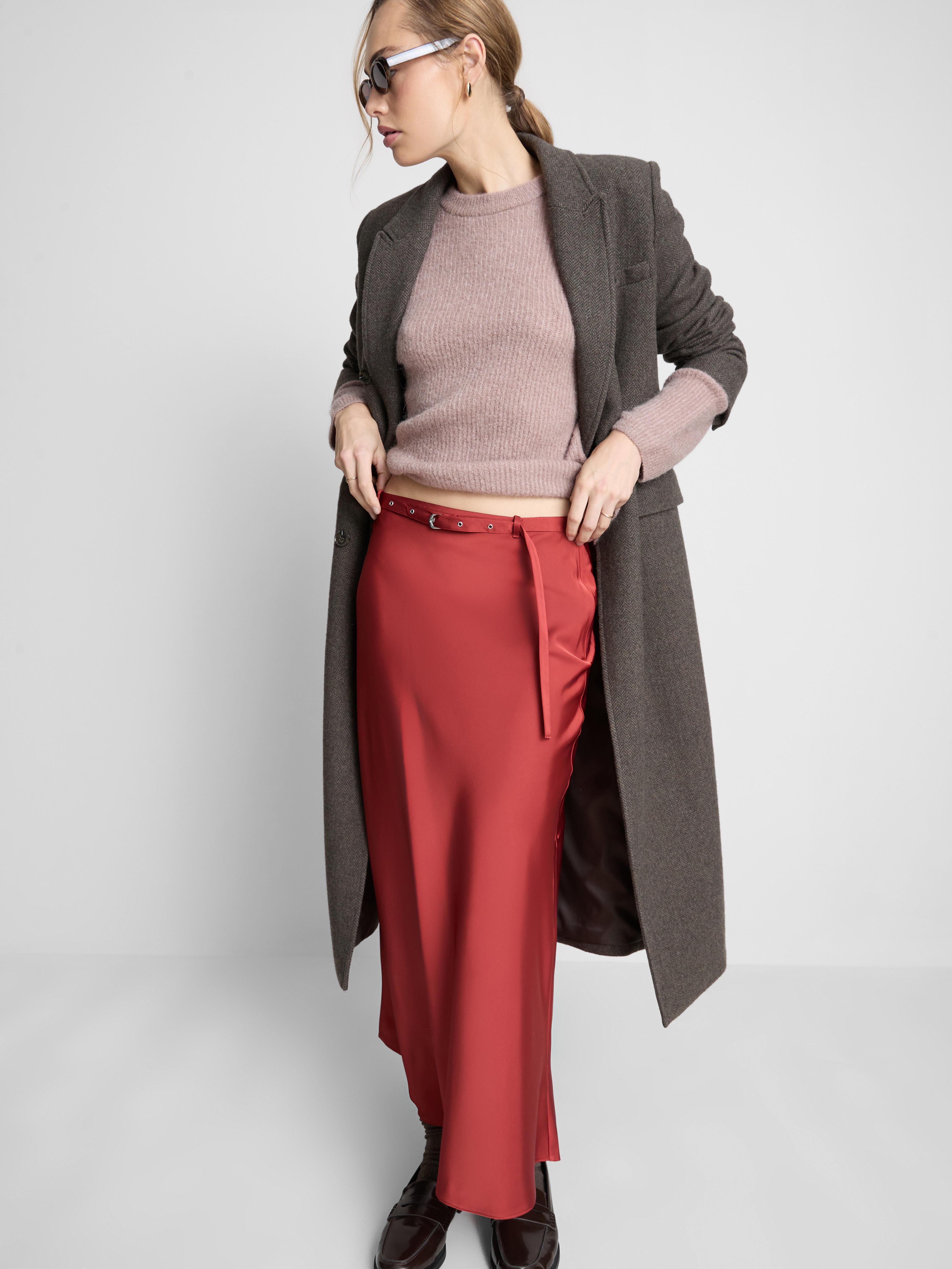 „The Edit“ Pullover mit geripptem Rundhalsausschnitt