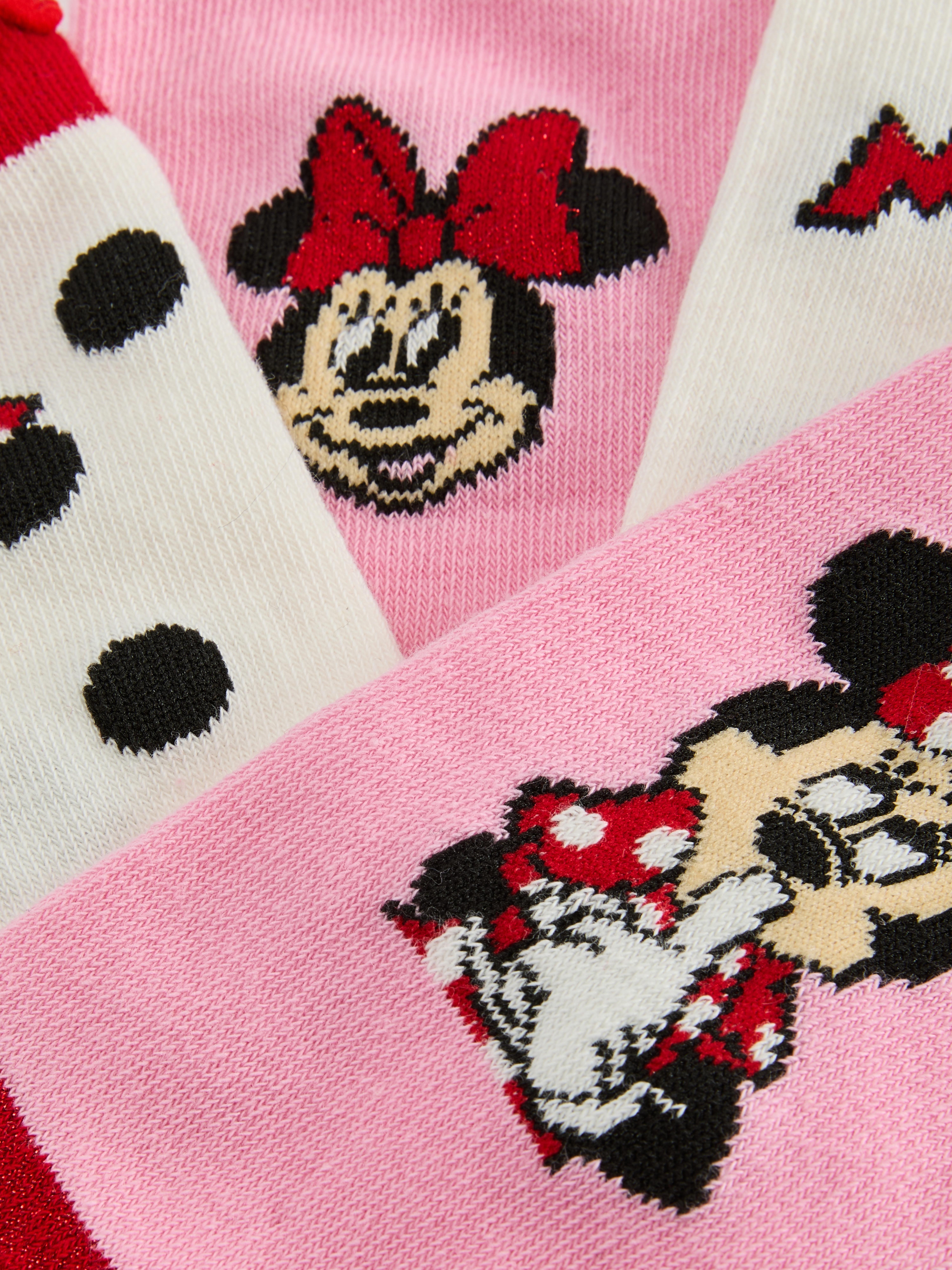 4pk Disney’s Minnie Mouse Trainer Socks