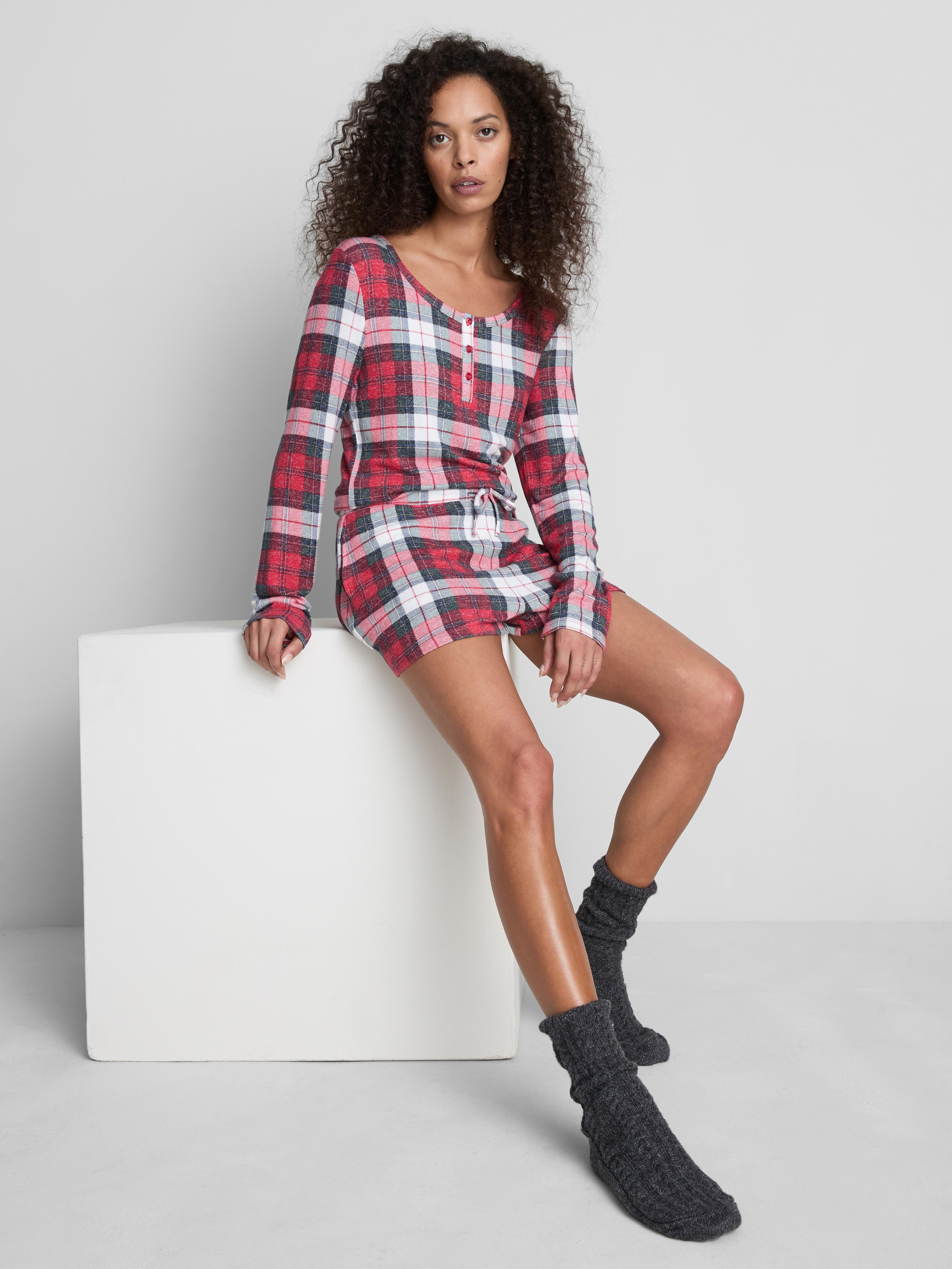 Check Pyjama Shorts