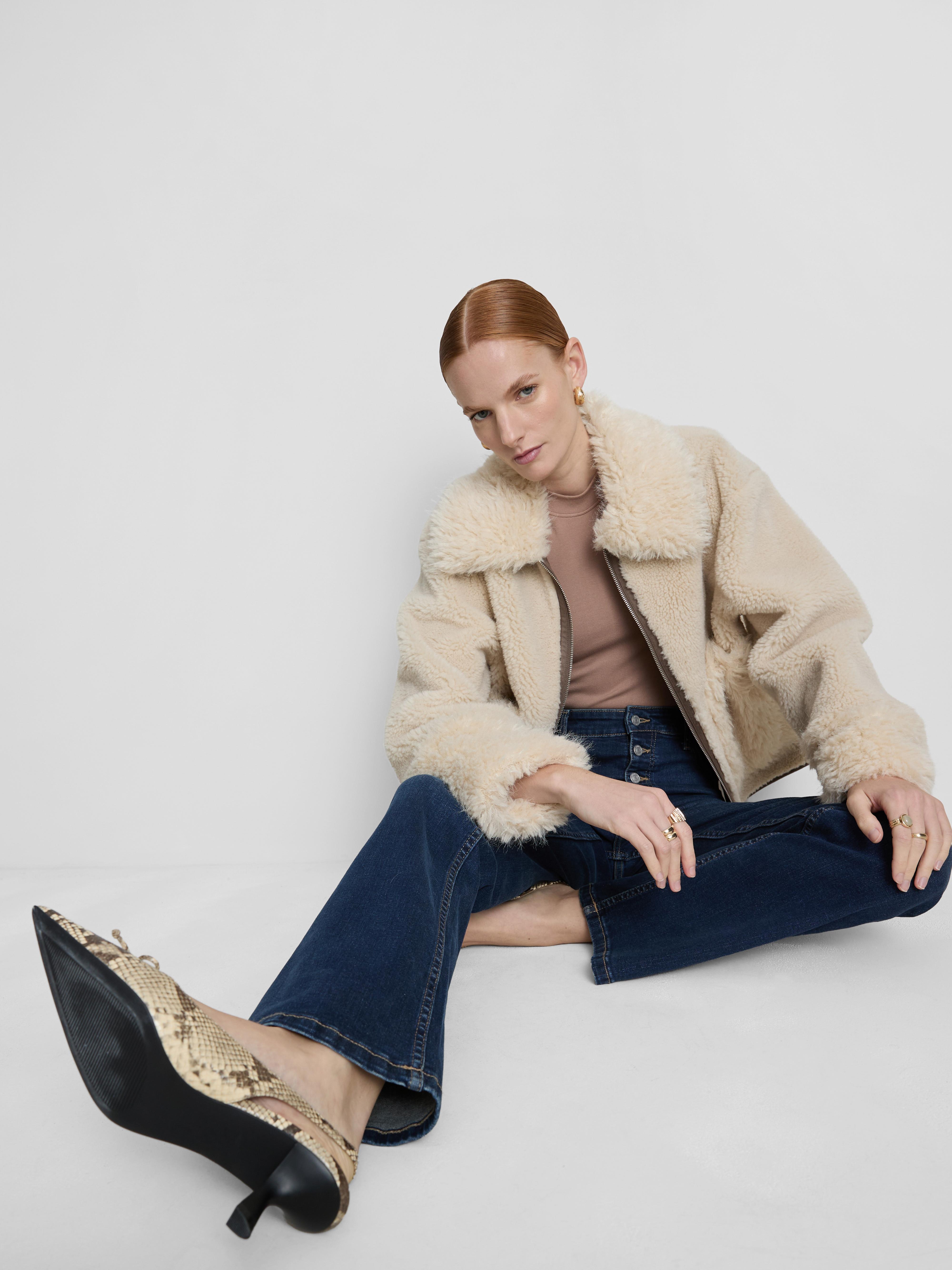 „Paula Echevarría“ Bootcut-Jeans mit Knopfleiste