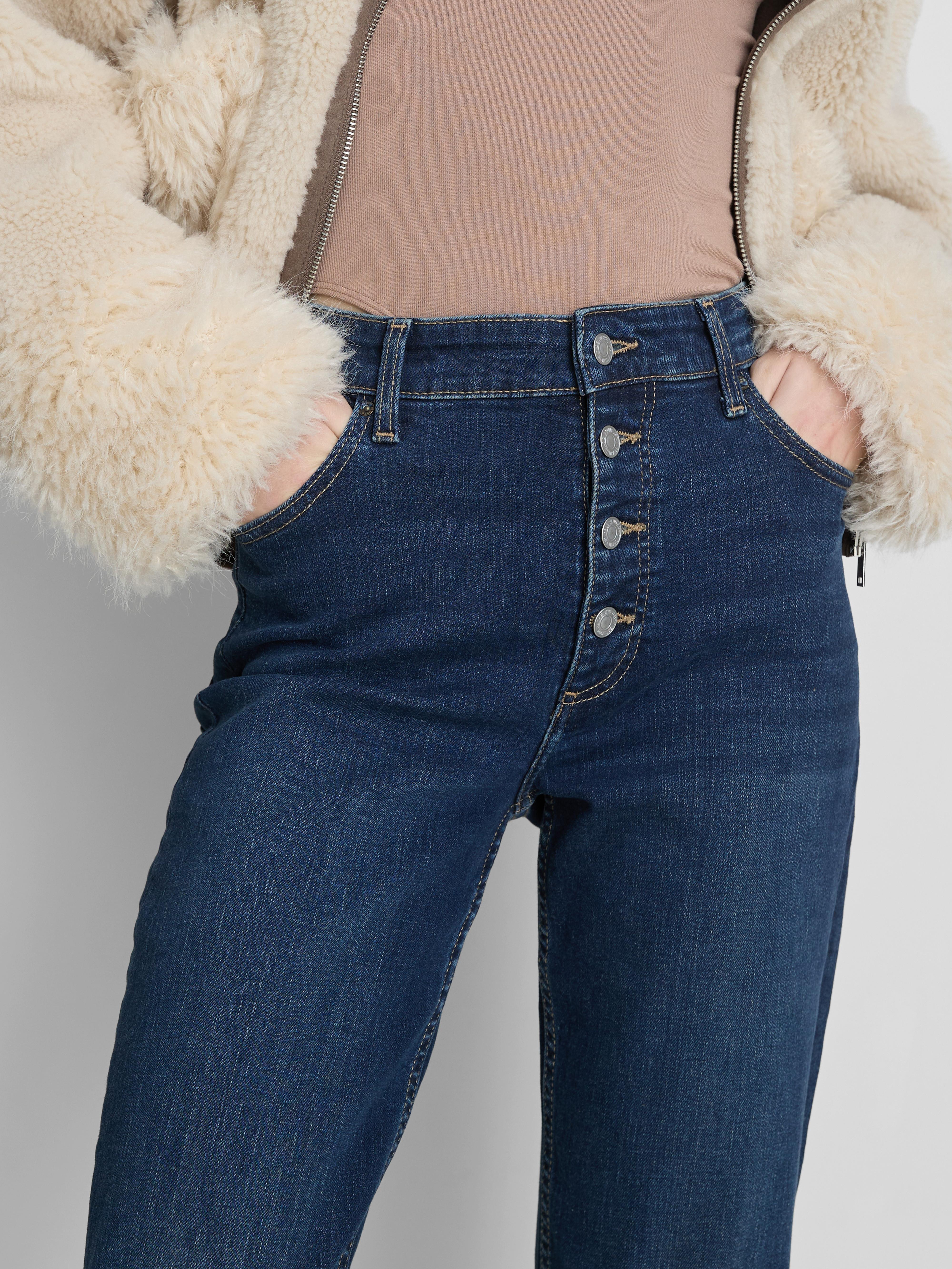 „Paula Echevarría“ Bootcut-Jeans mit Knopfleiste