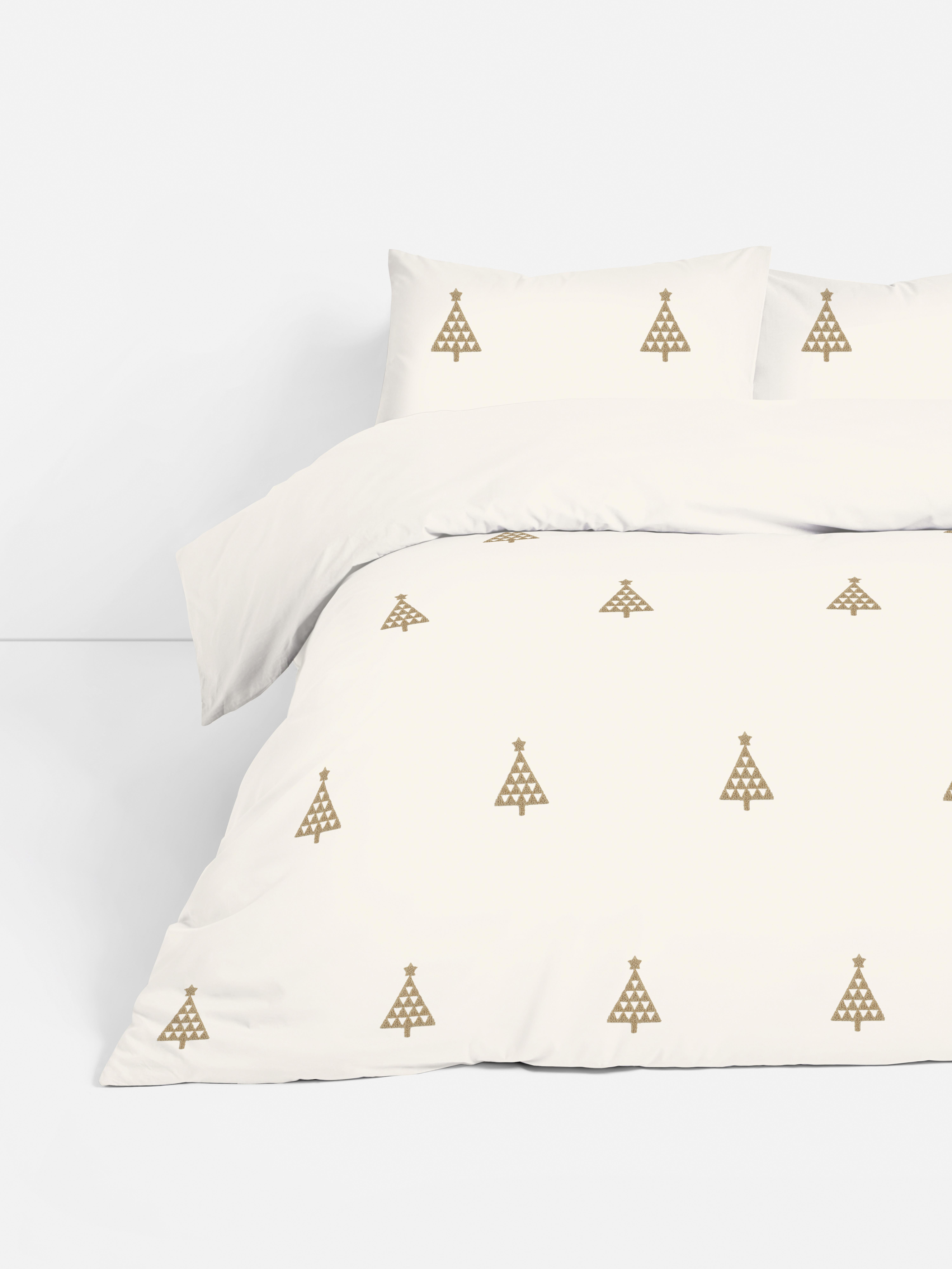 Kingsize dekbedovertrekset met kerstboomontwerp