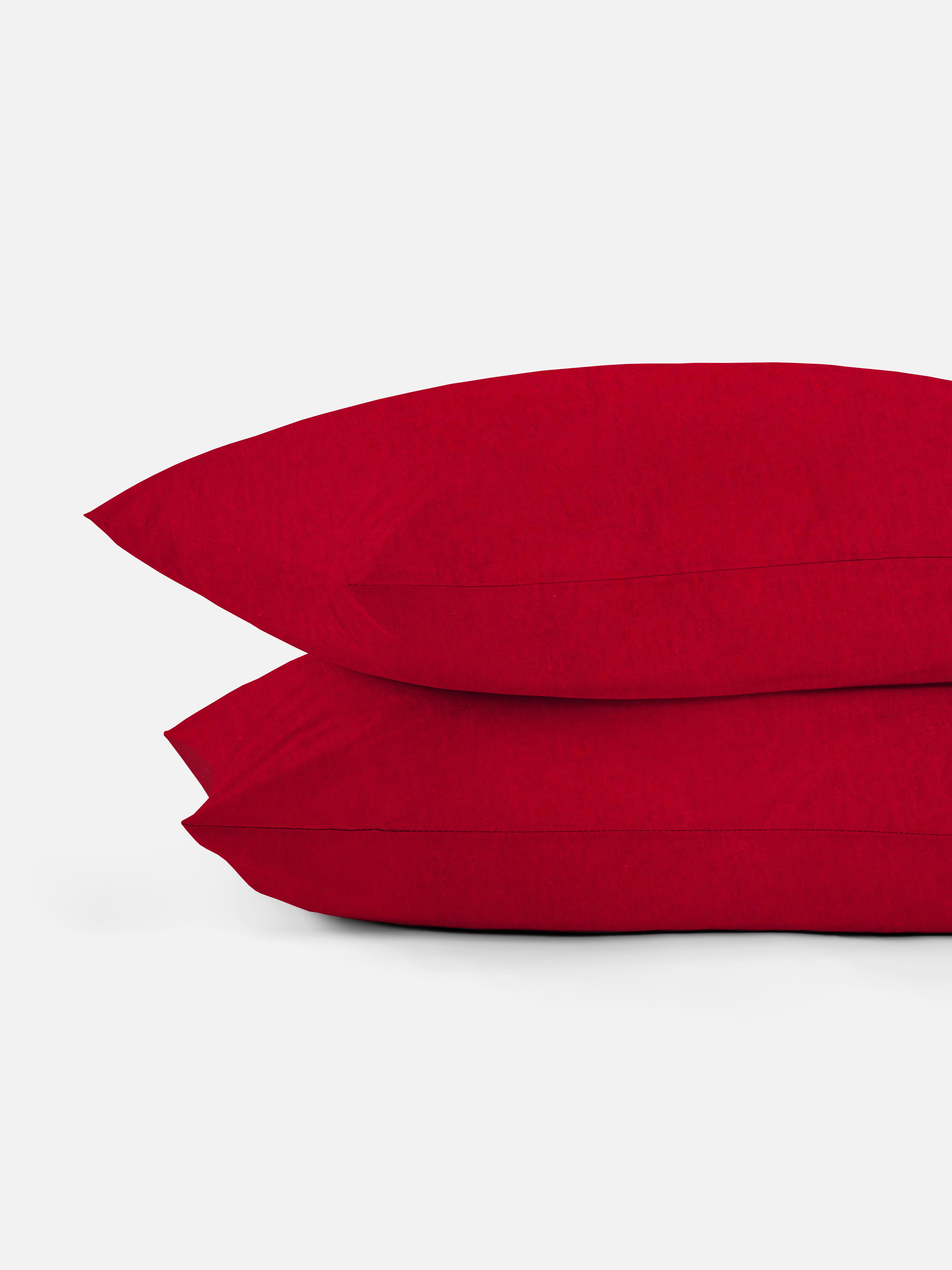 2pk Brushed Cotton Pillowcases
