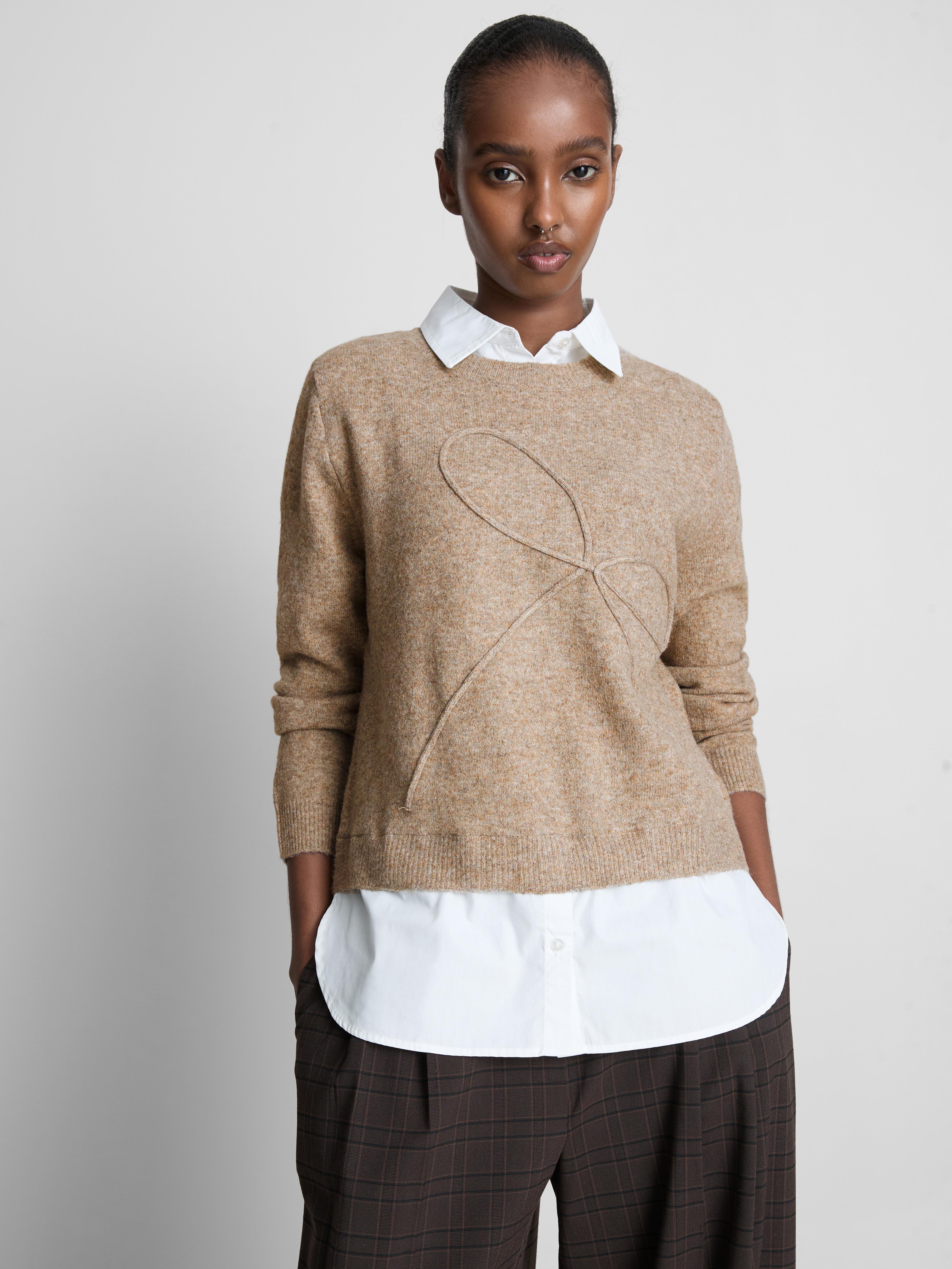 2 In 1 Bow Sweater