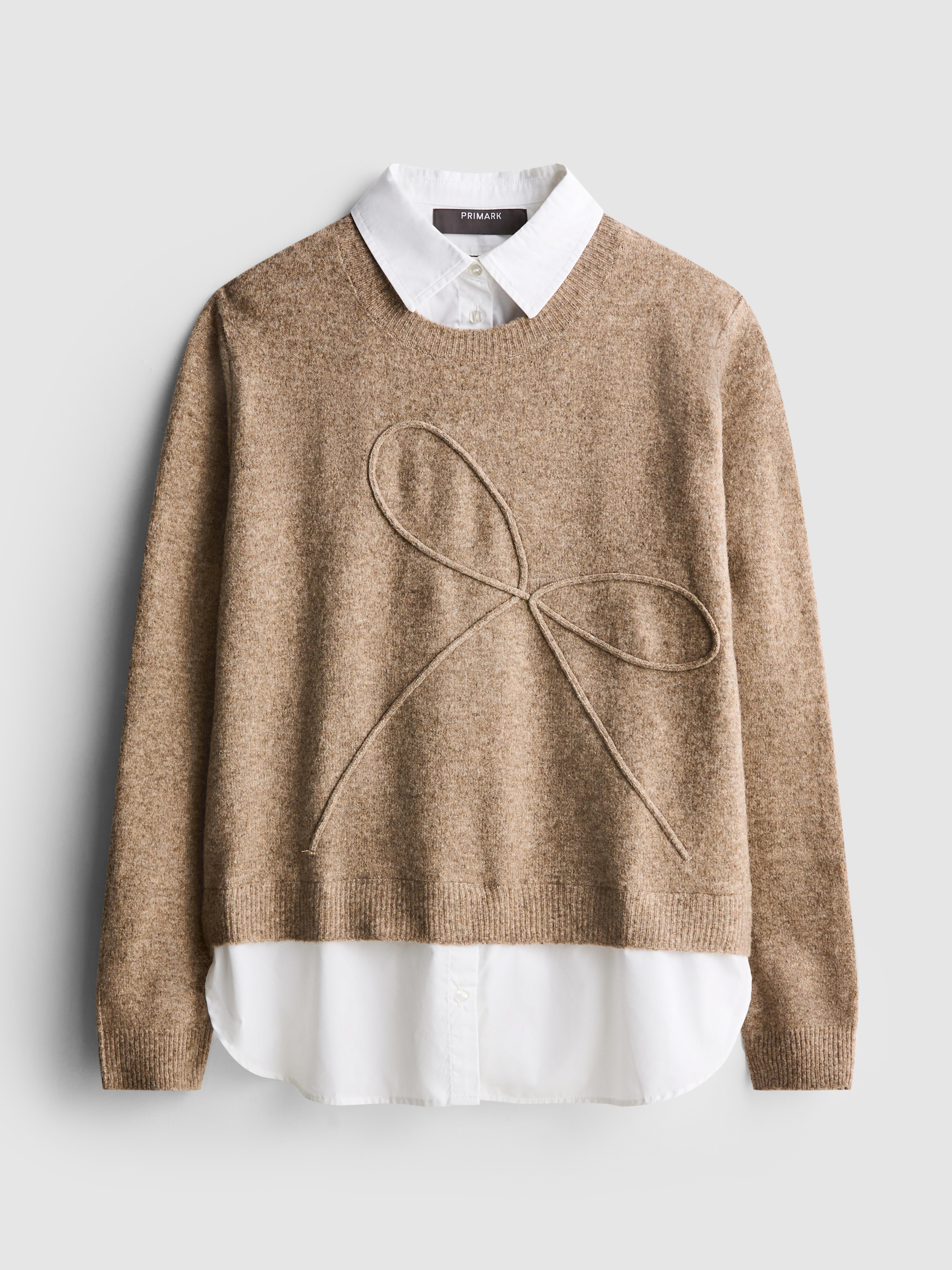 2 In 1 Bow Sweater