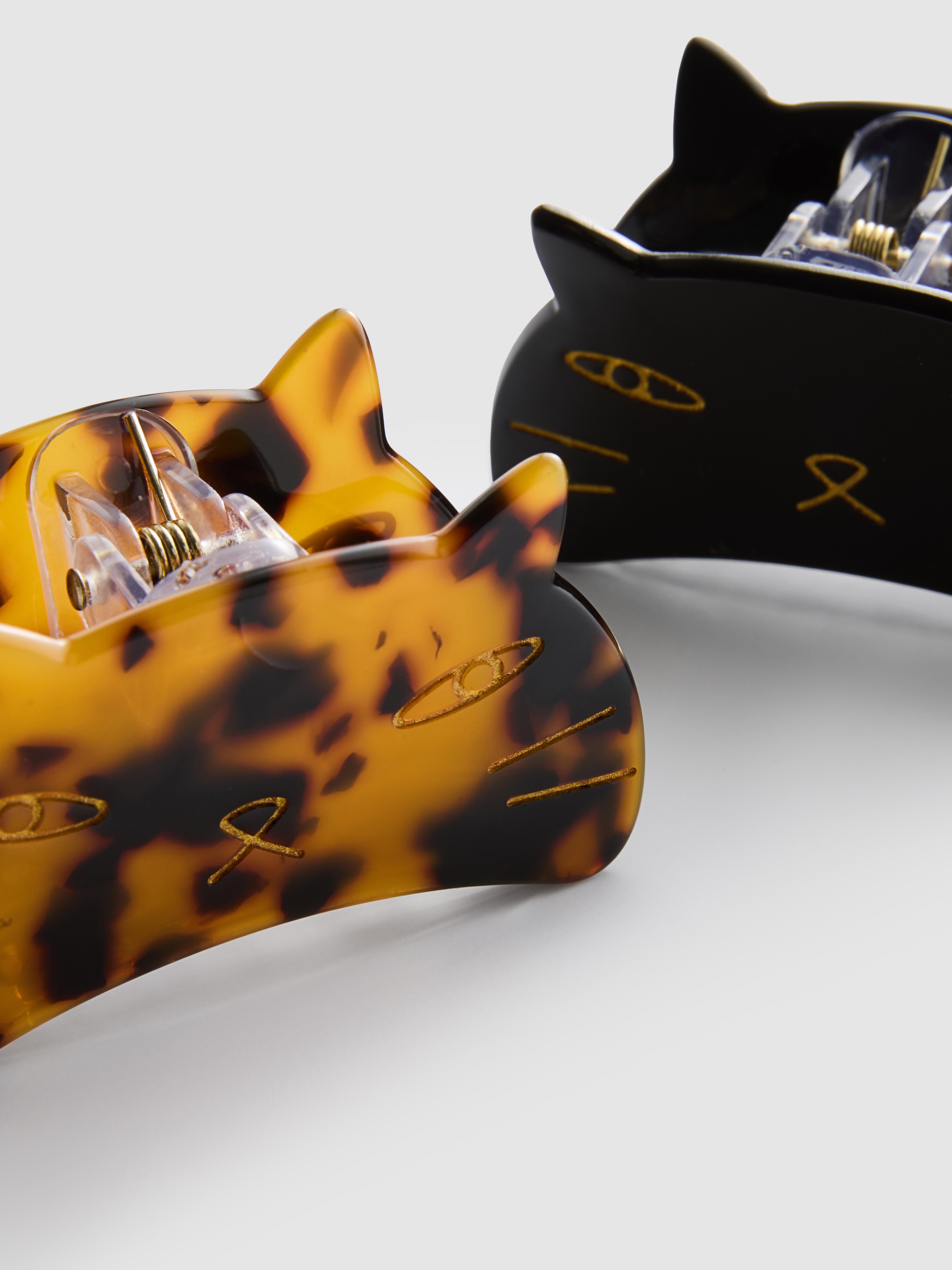 Lot de 2 pinces chat