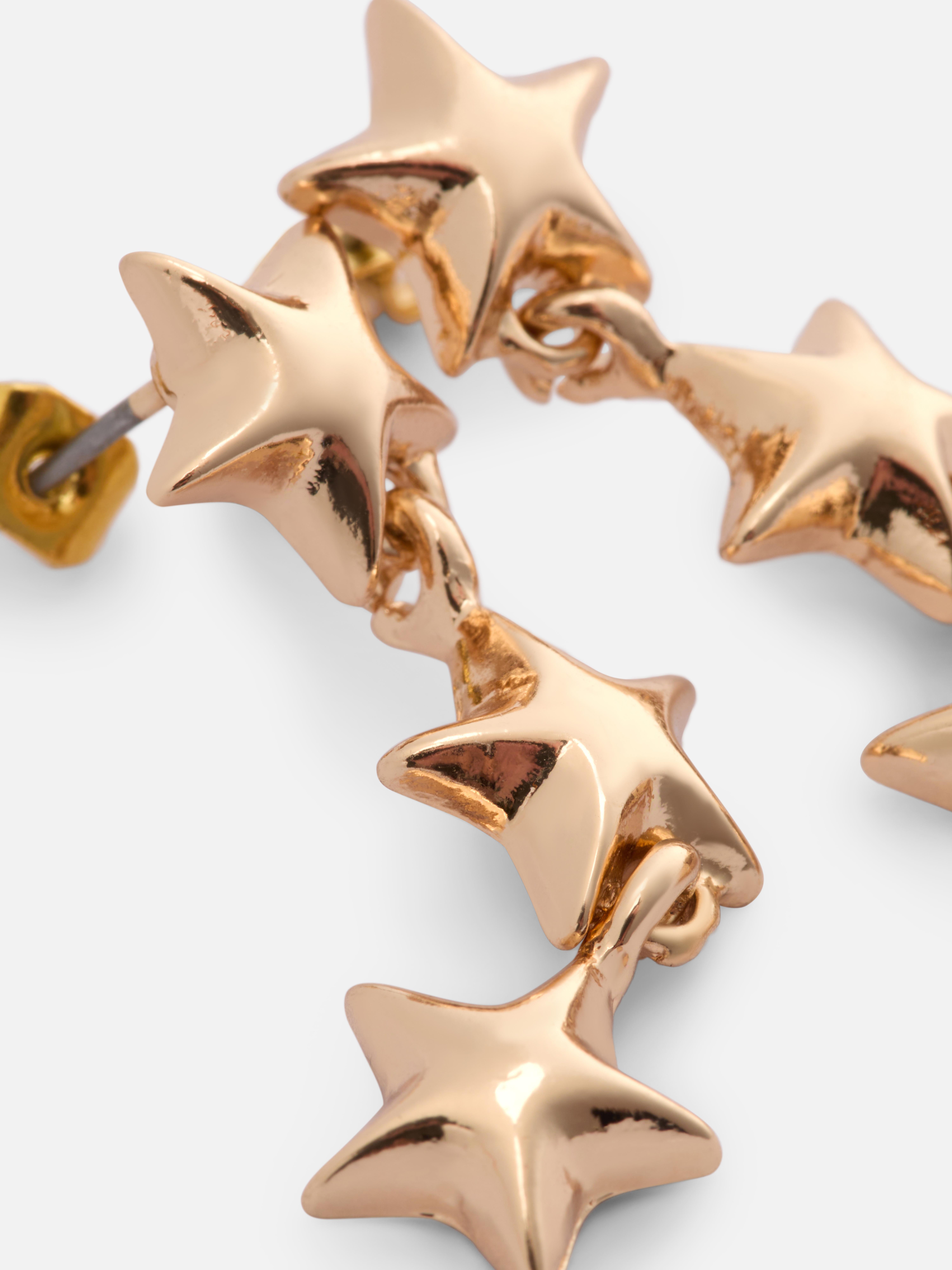 Star Drop Earrings