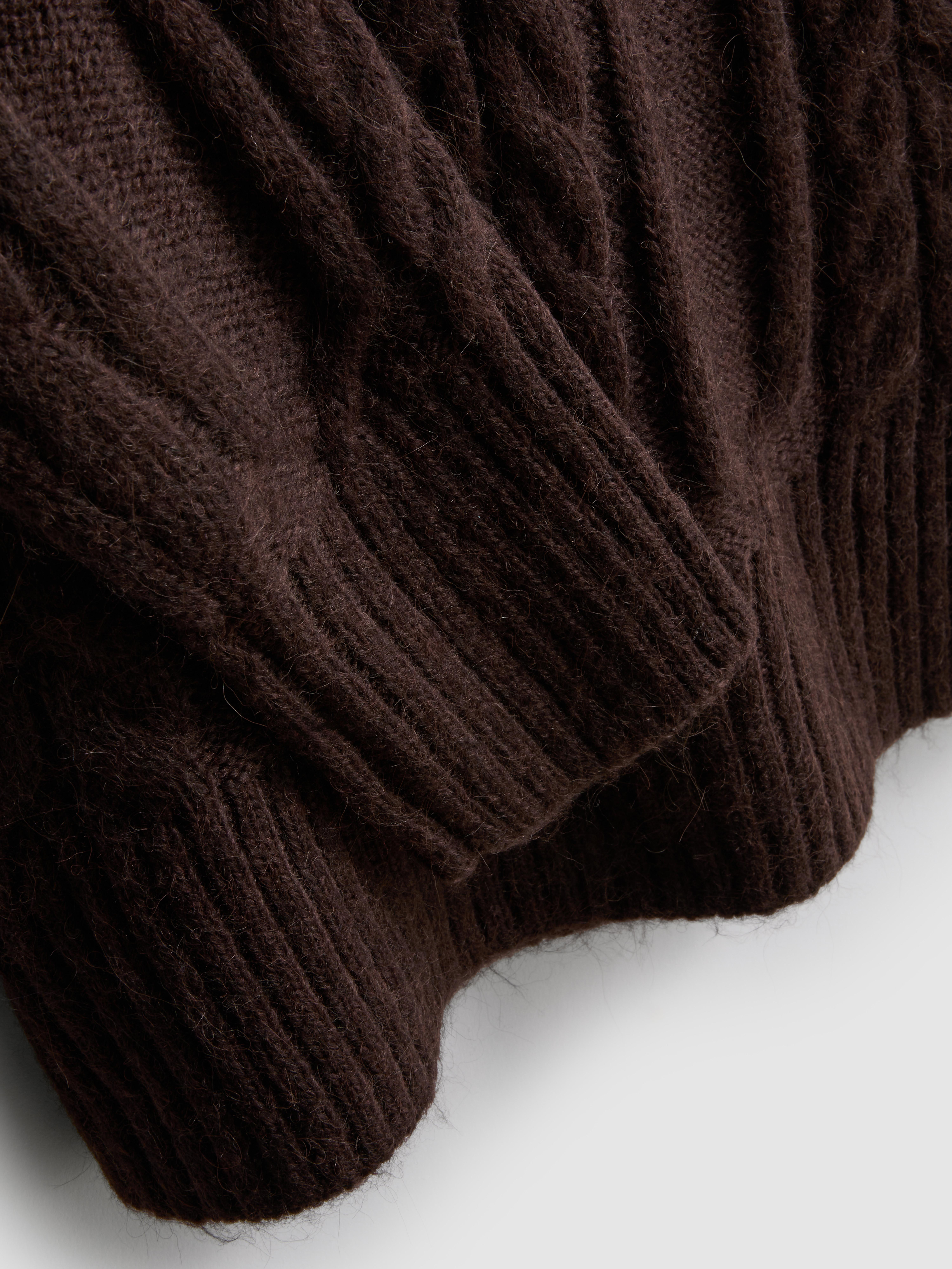 High Neck Cable Knit Jumper