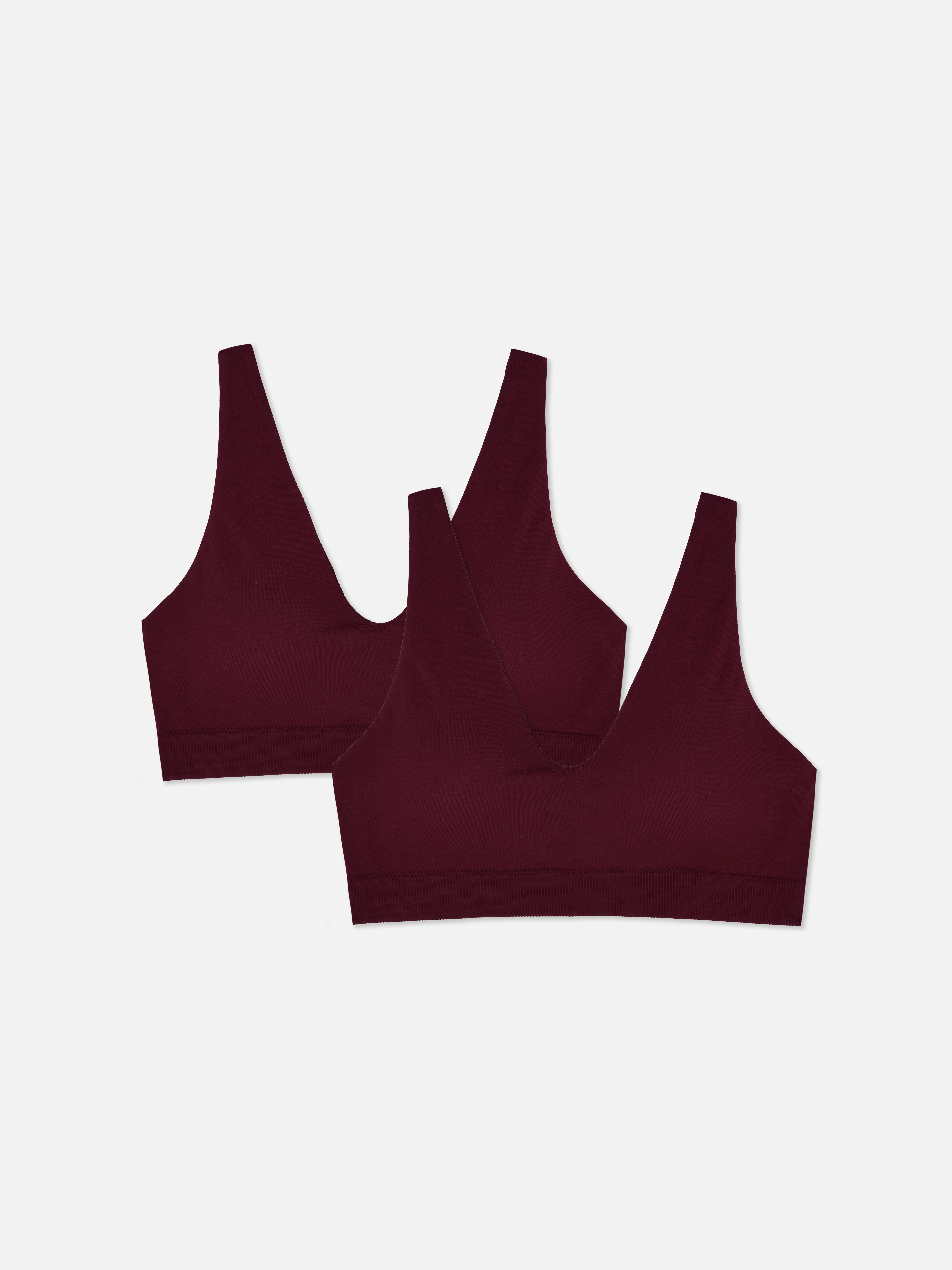 Lot de 2 soutiens-gorge ultra-doux en V