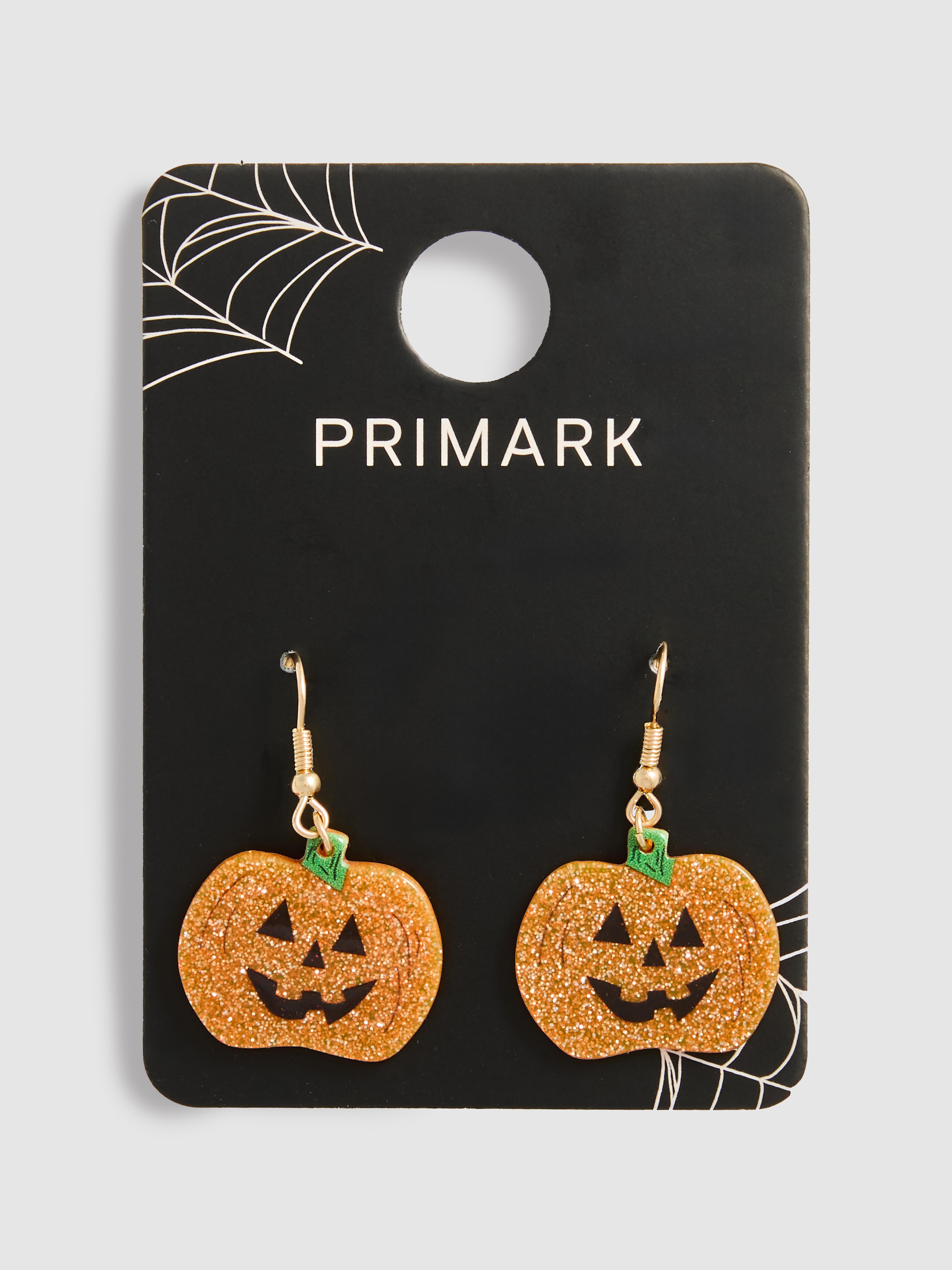 Halloween Pumpkin Drop Earrings