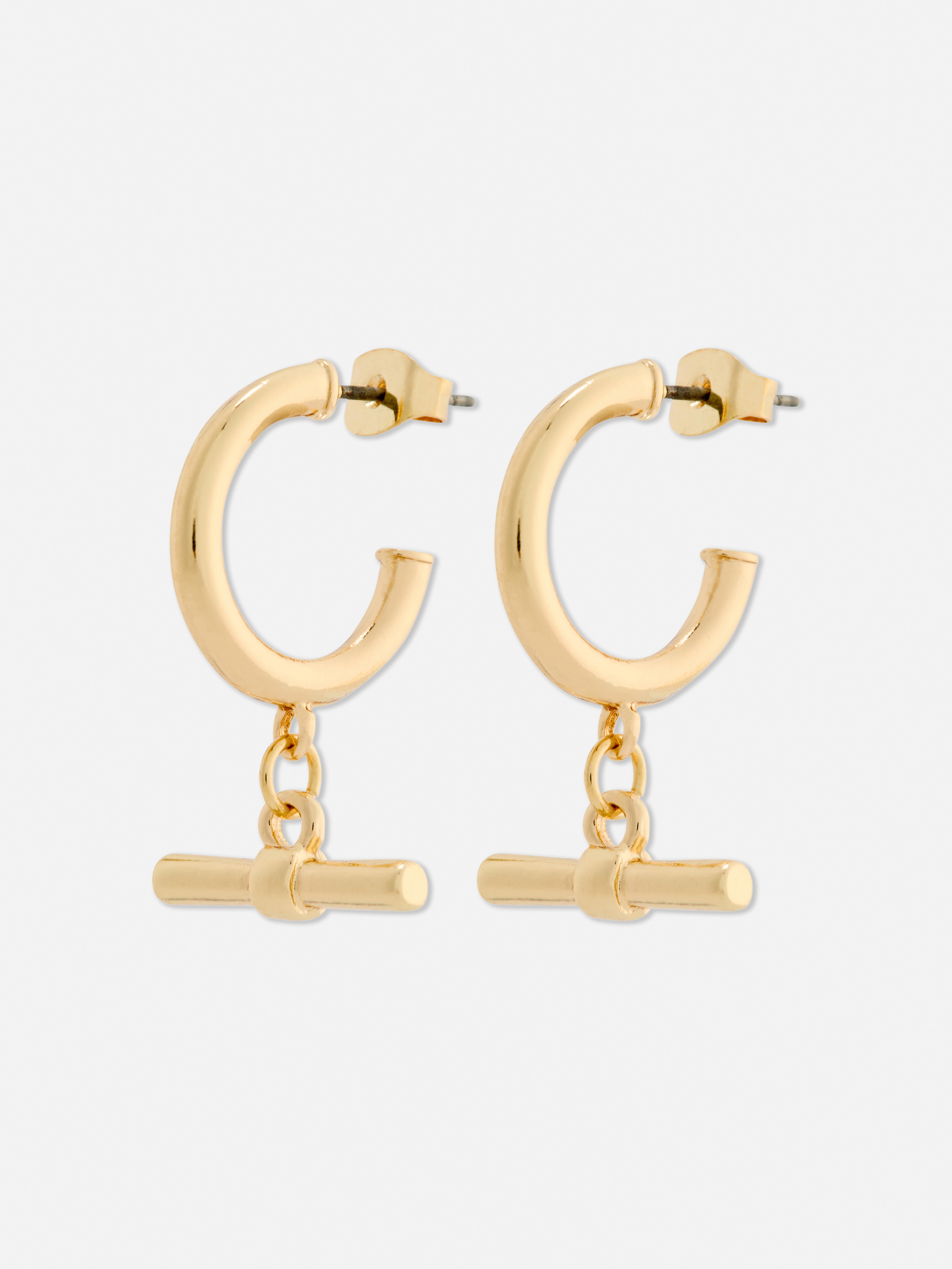 The Edit T-Bar Hoops