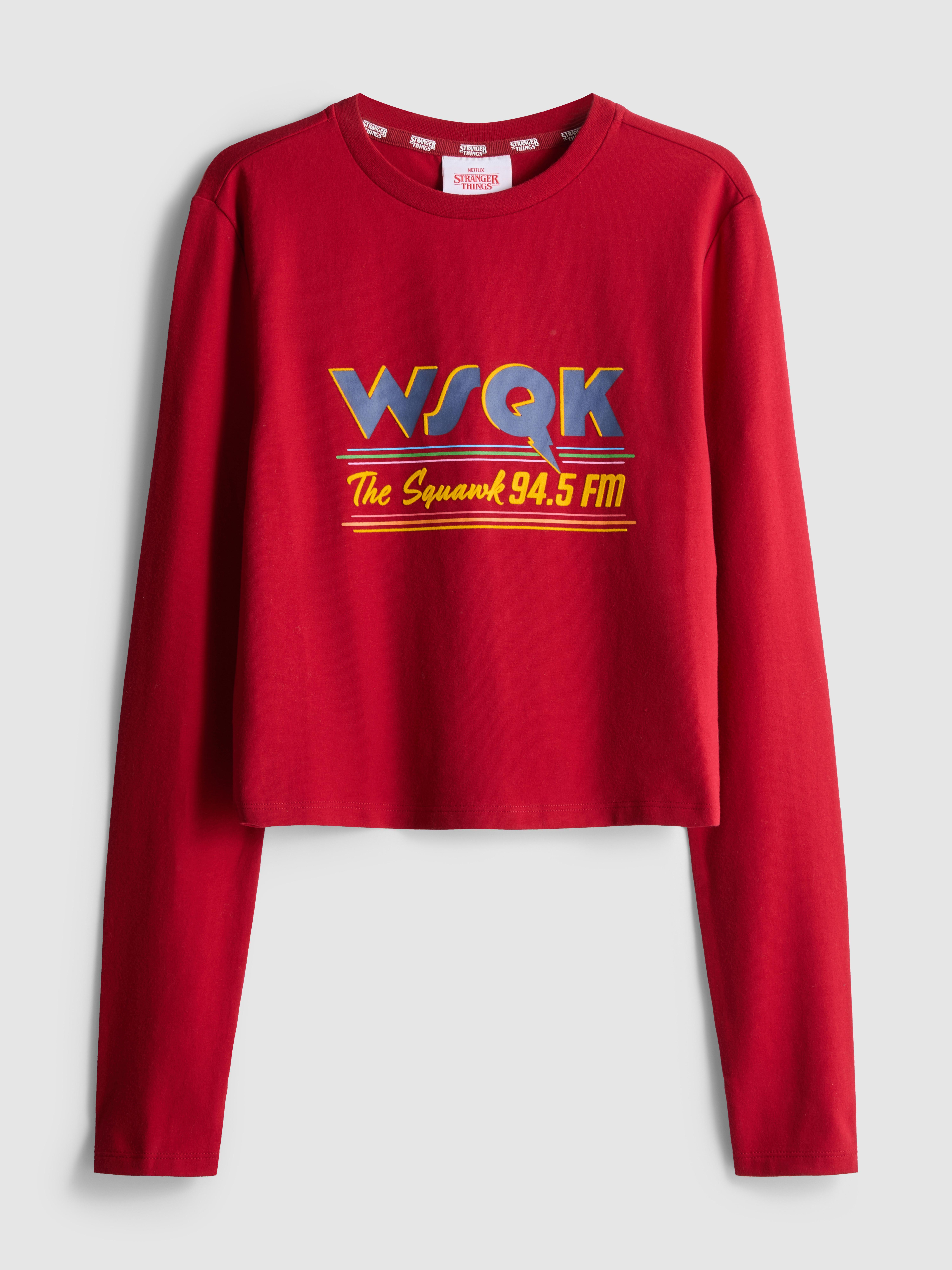 „Stranger Things WSQK“ Langarmshirt