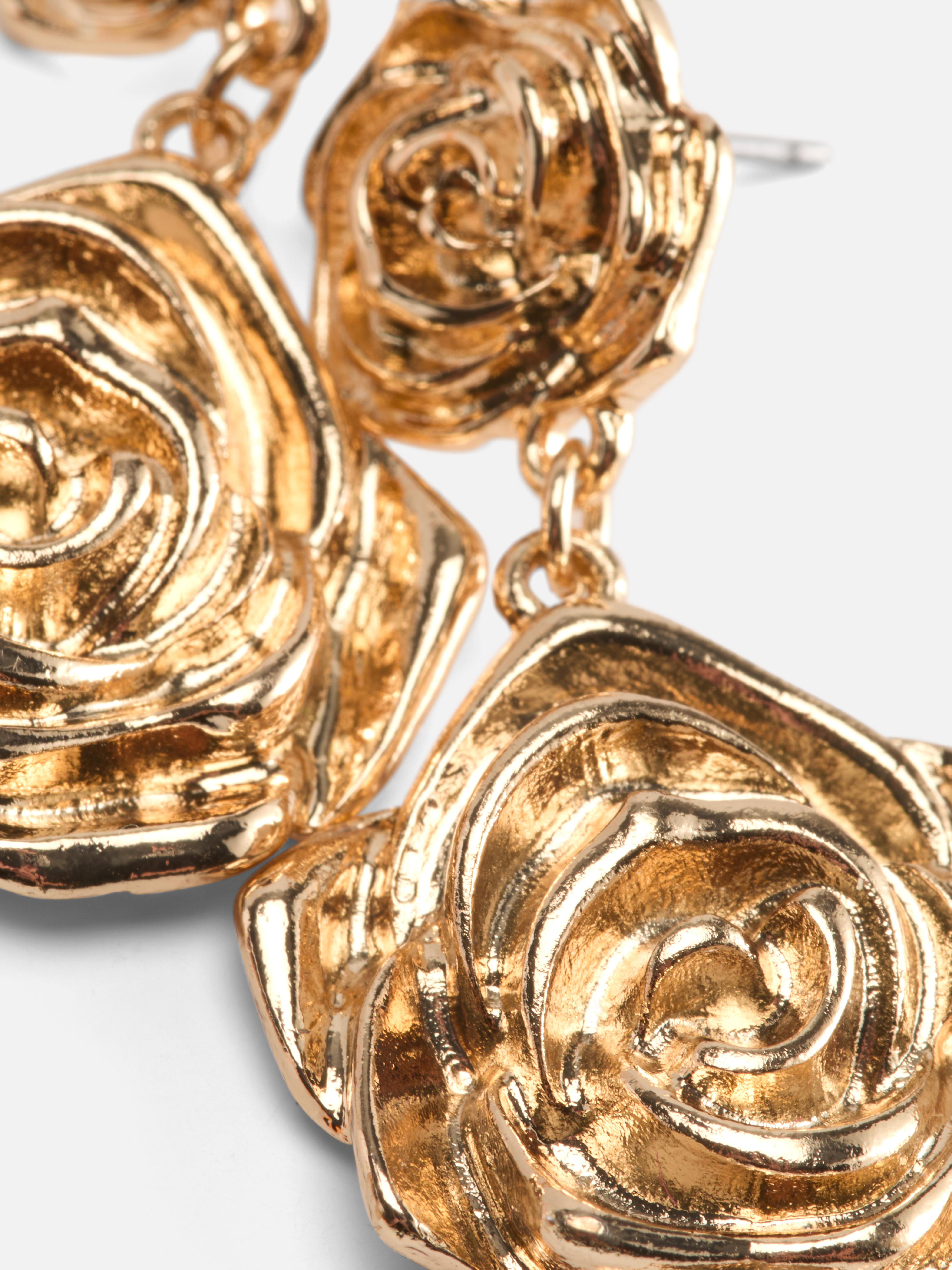 Floral Drop Earrings