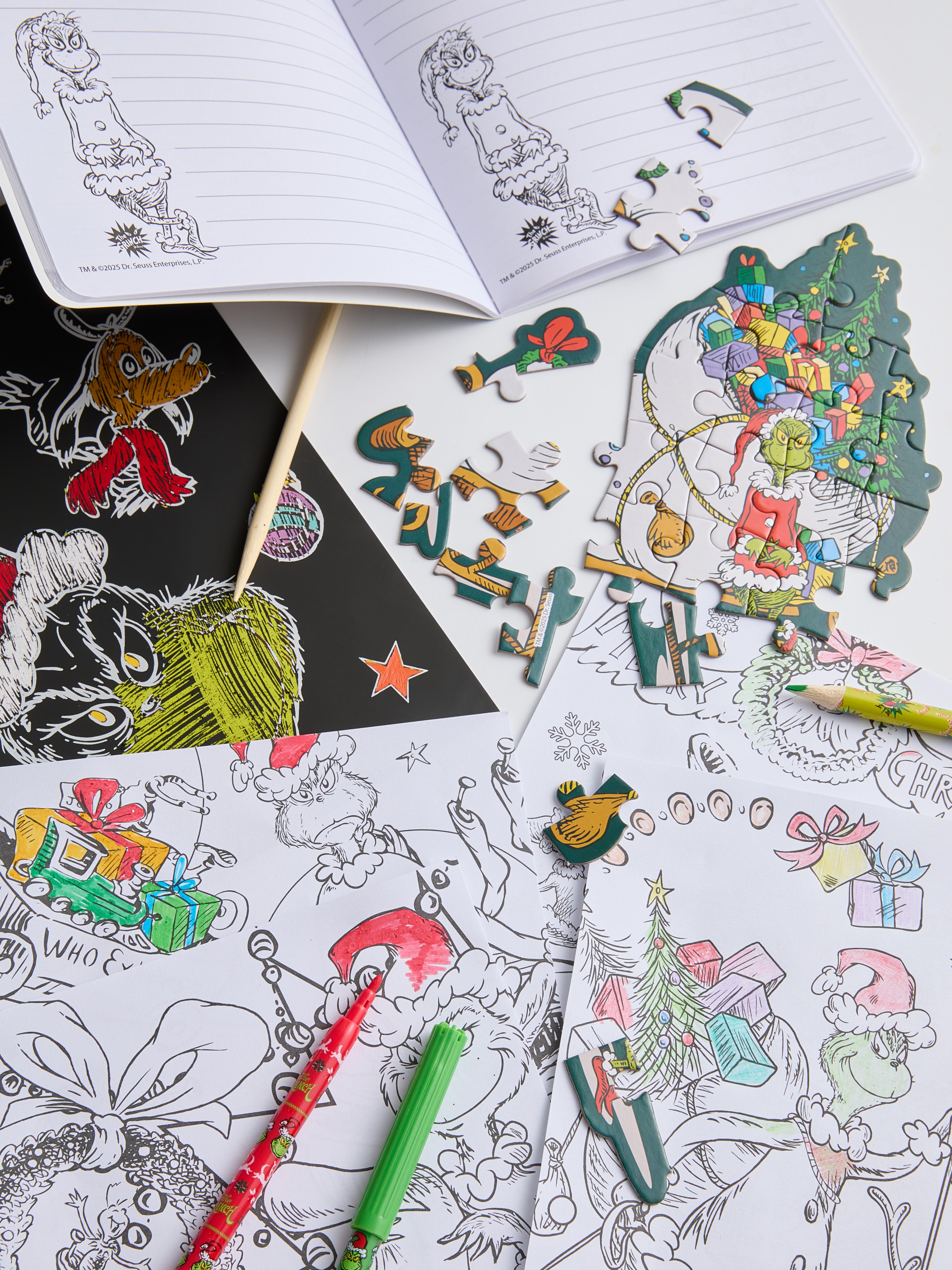 Astuccio con cancelleria Il Grinch