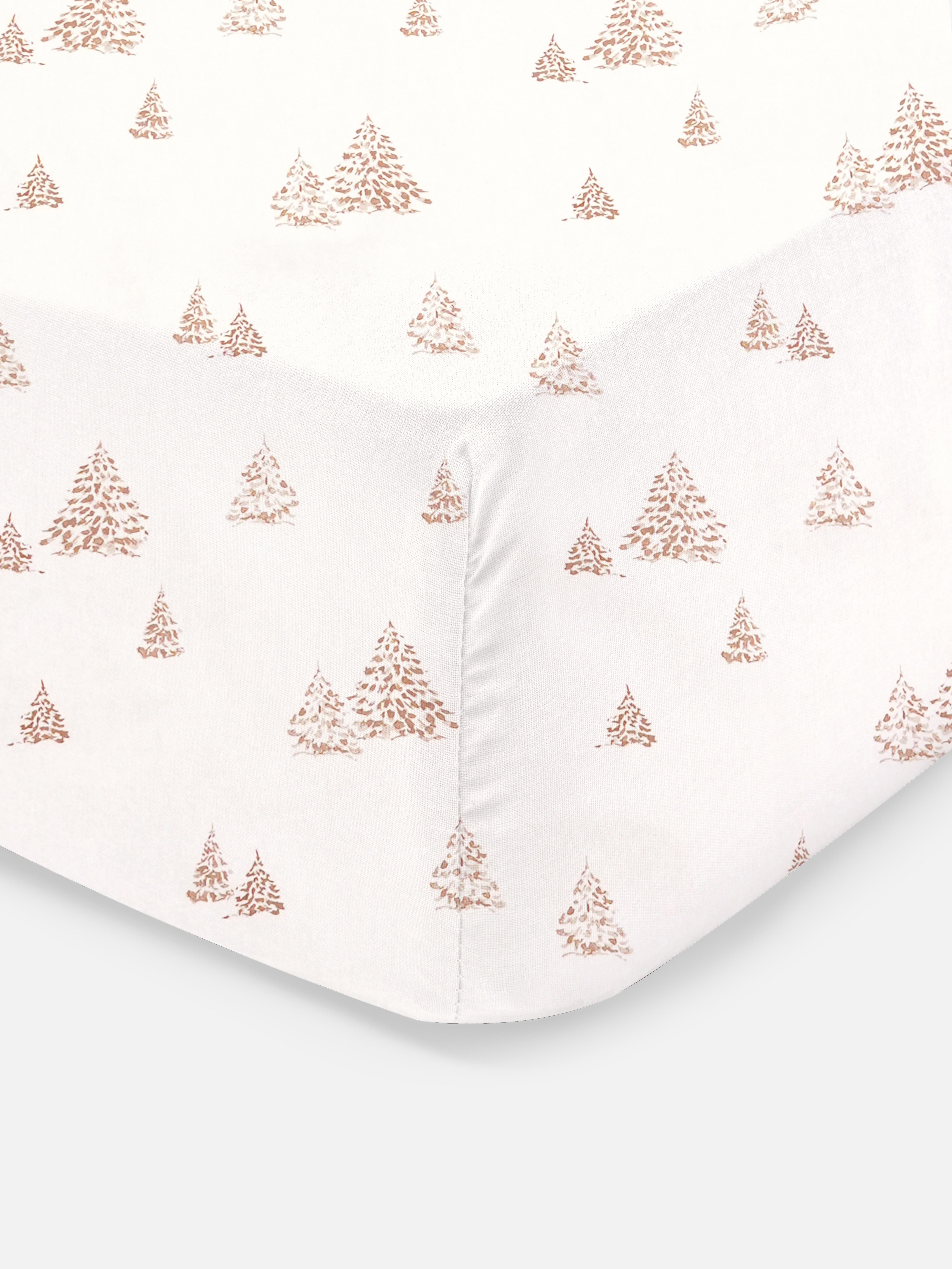 Brushed Cotton Alpine Woodland Double Fitted Sheet